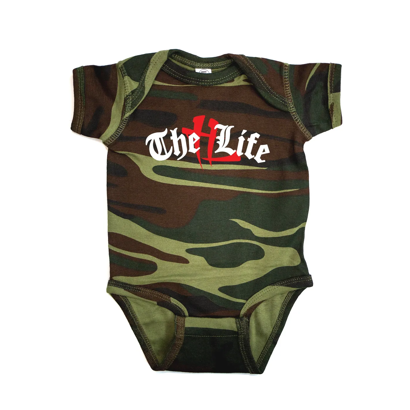 Krayzie Bone "TL Old English Logo" Camo Premium Onesie