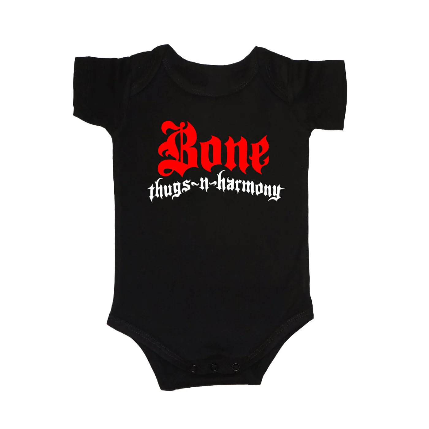 Bone Thugs-N-Harmony Onesie Bone Greatest Hits Logo "Black"