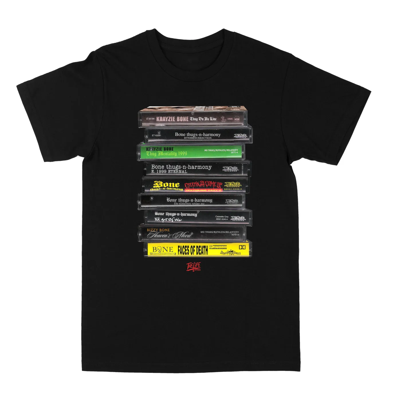 Bone Thugs-N-Harmony Cassettes Tee "Black"