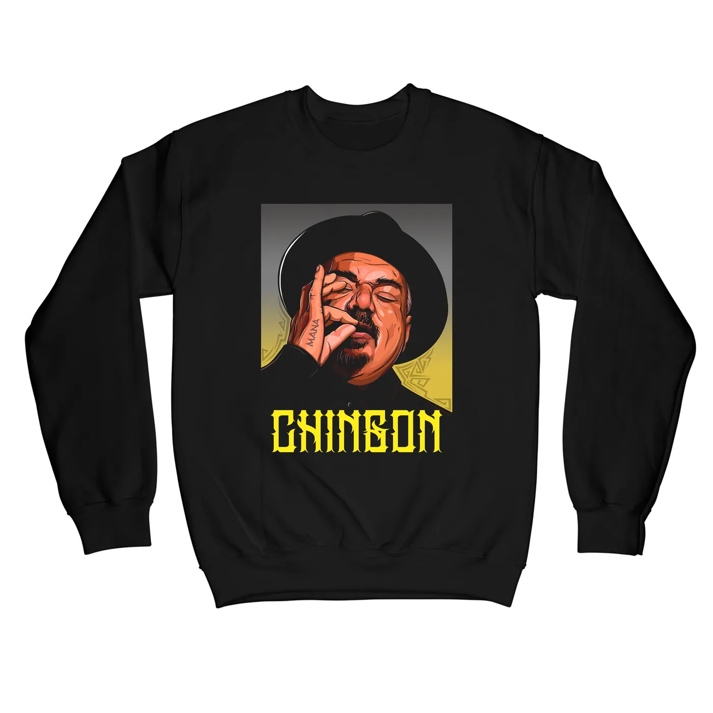 George Lopez Urban Aztec "Black" Crewneck