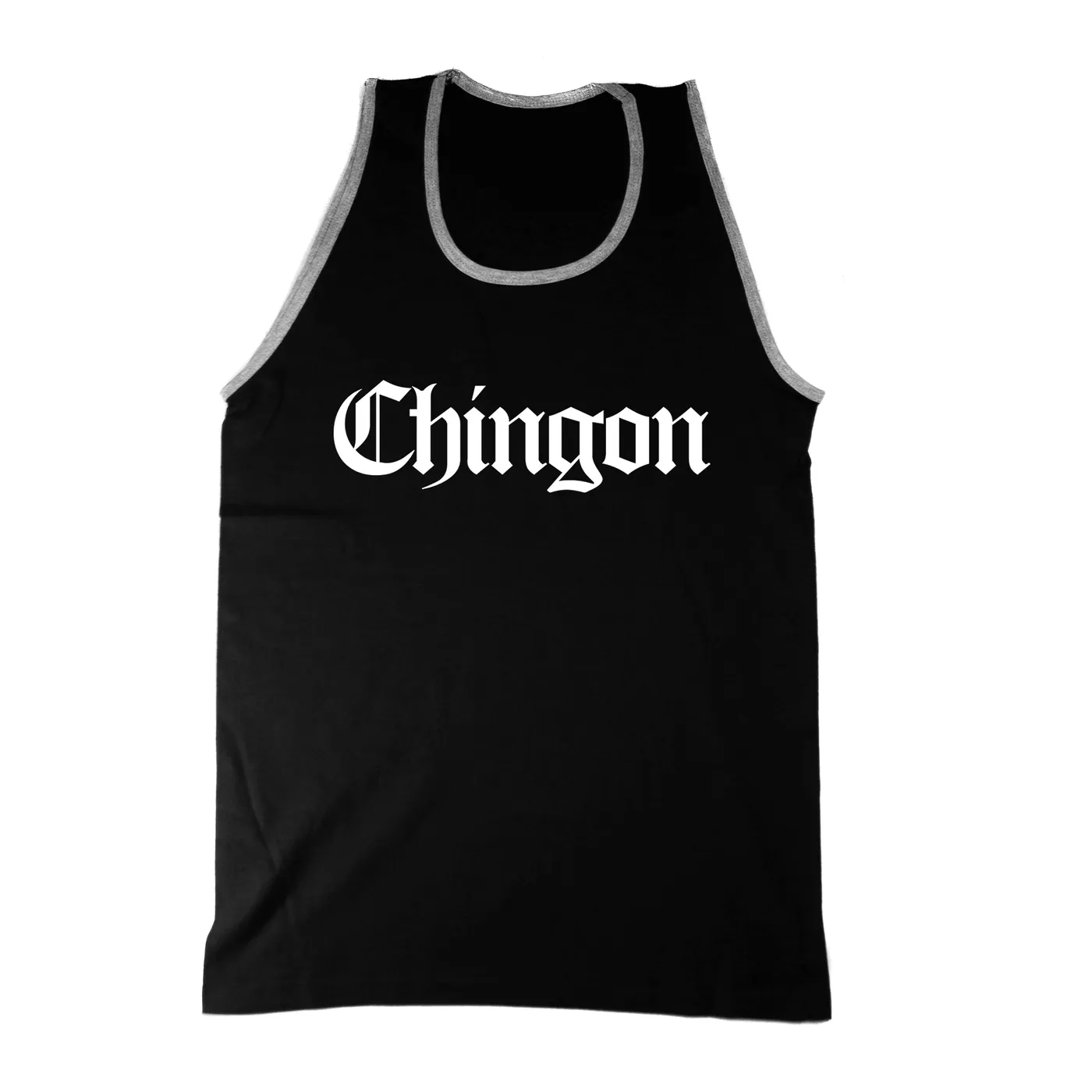 George Lopez Chingon "Black/Grey Trim" Tank Top