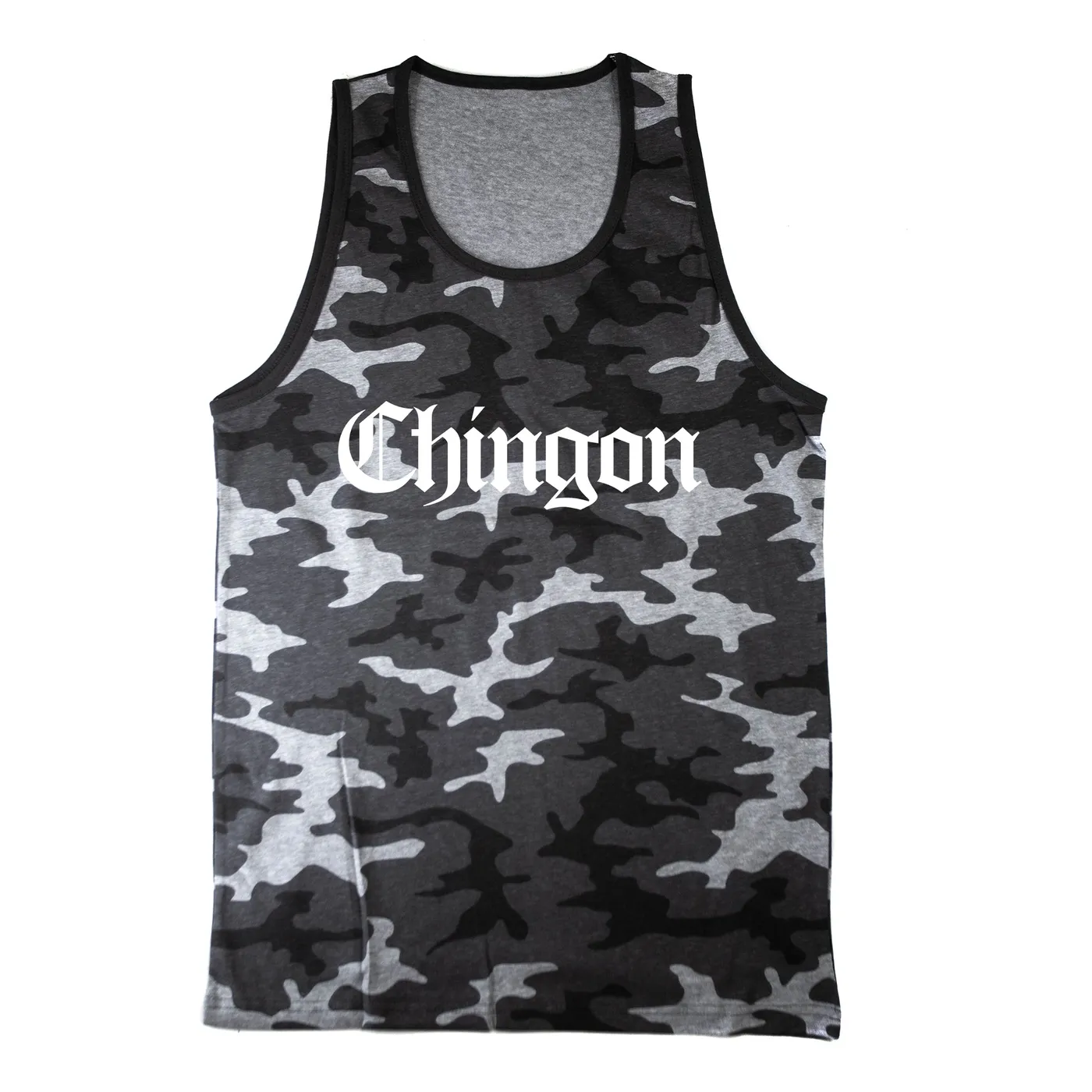 George Lopez Chingon "Grey Camo" Tank Top