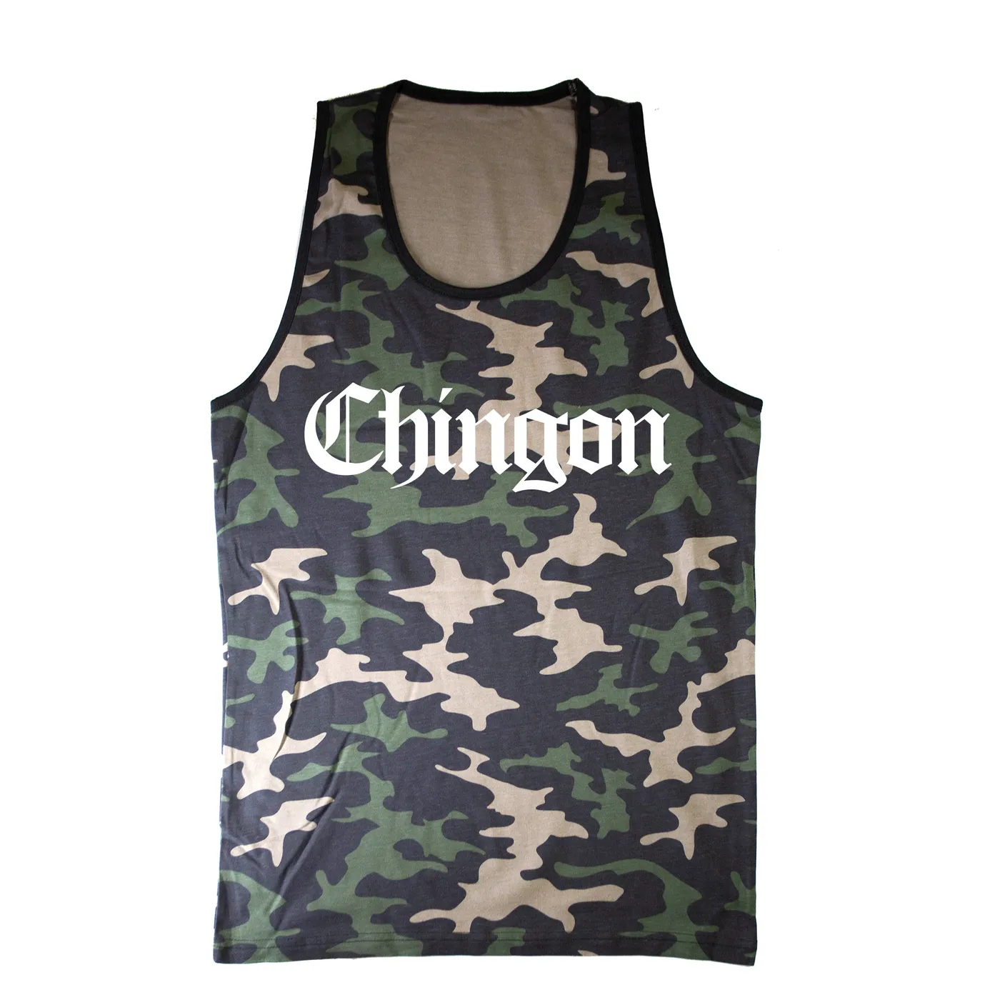 George Lopez Chingon "Regular Camo" Tank Top