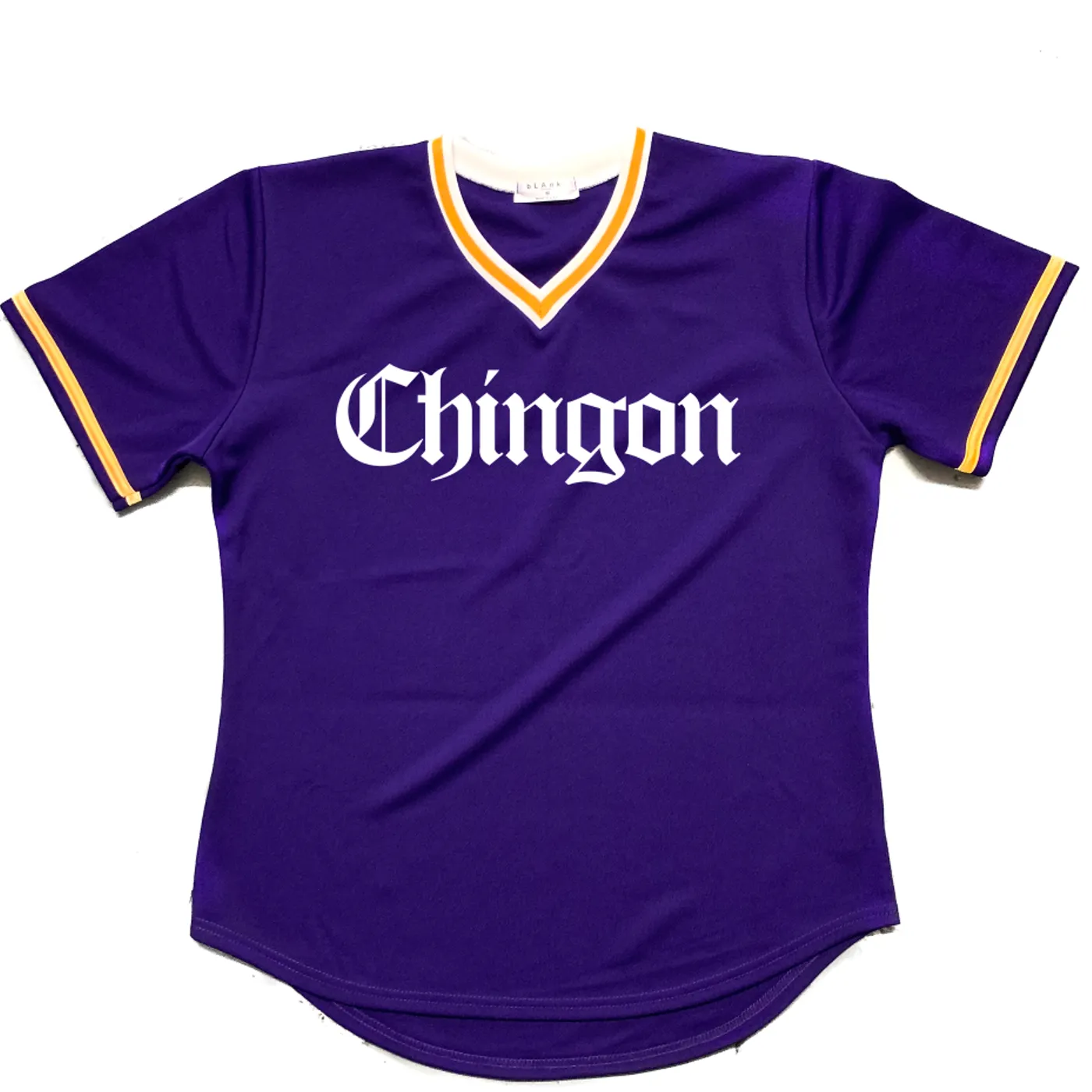 George Lopez Chingon "Purple/Yellow Trim" Baseball Jersey