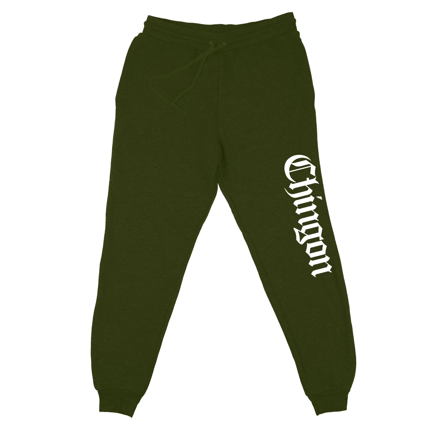 George Lopez Chingon "Side Logo" Olive Green Joggers