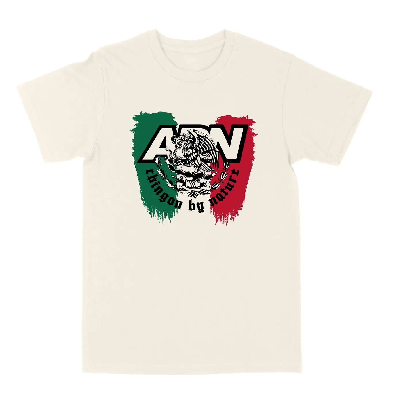 George Lopez Chingon By Nature Flag "Cream" Tee