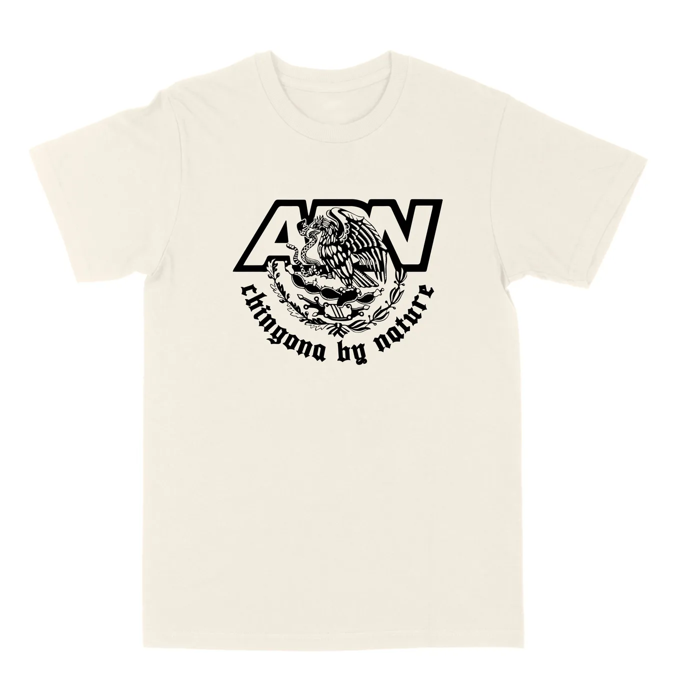 George Lopez Chingona By Nature Seal "Cream" Tee