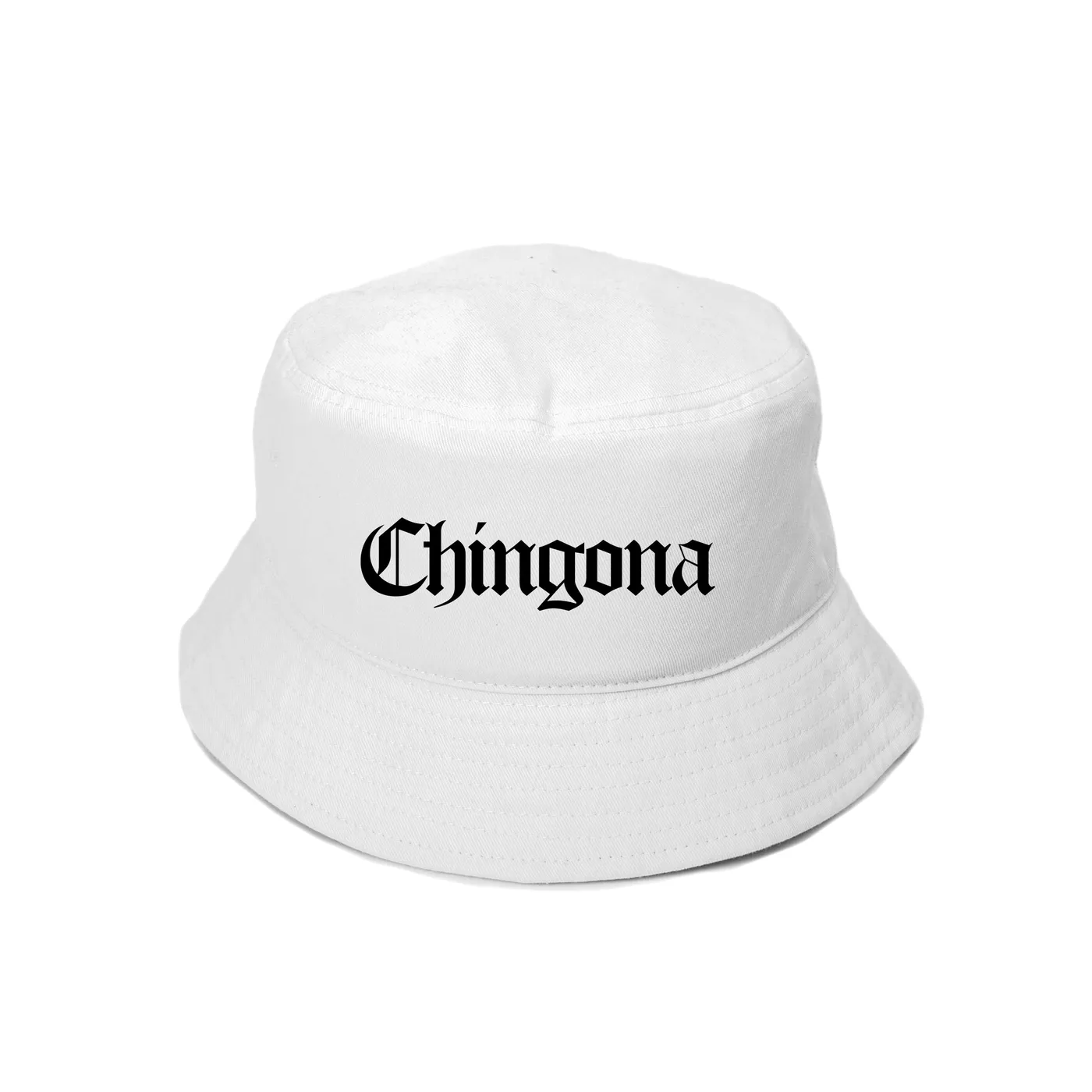 George Lopez Chingona "White" Bucket Hat