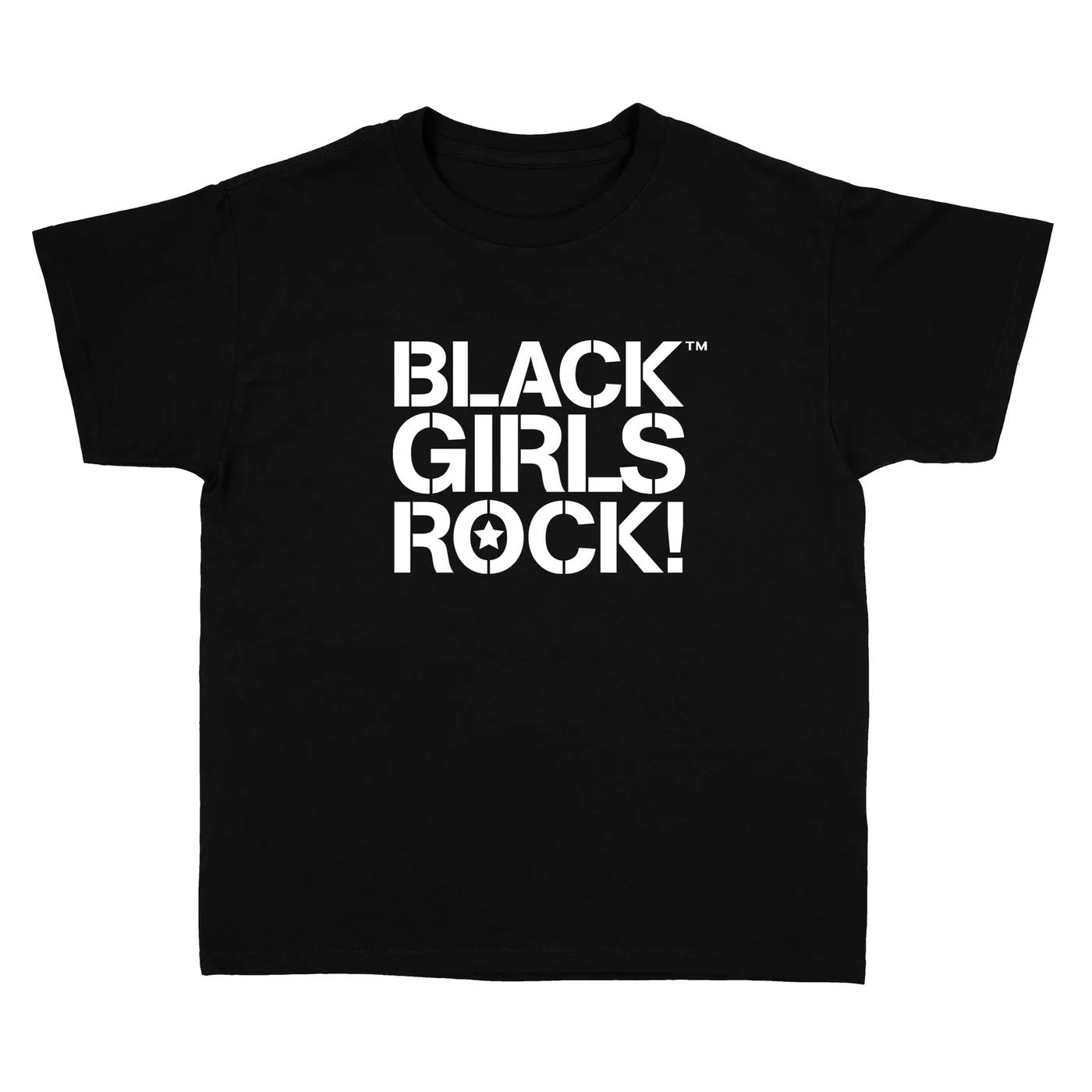 Black Girls Rock! Black Girls Rock Stencil Logo "Black" Youth Tee