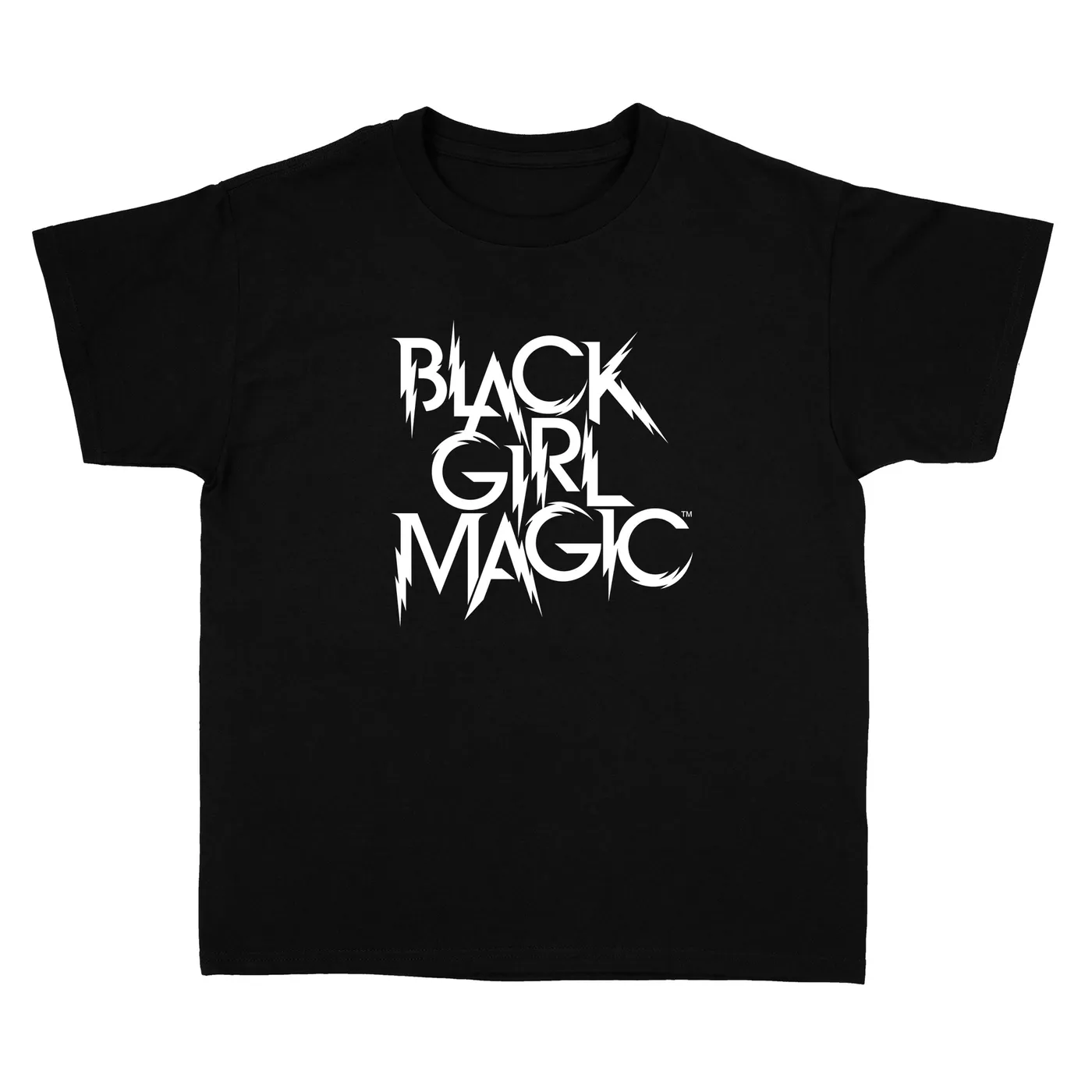 Black Girls Rock! Black Girl Magic Lightning Logo "Black" Youth Tee