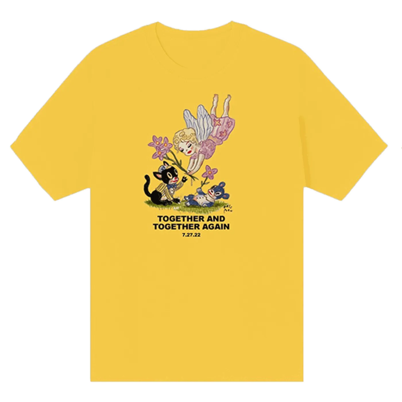 The Smashing Pumpkins Together Yellow Tee