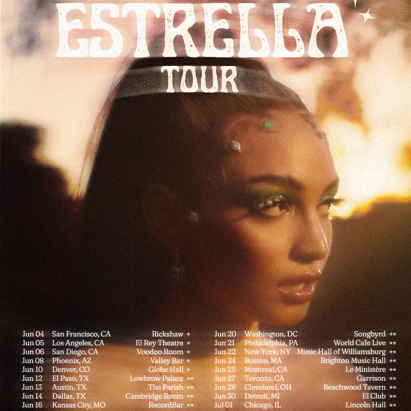 Ambar Lucid ESTRELLA Tour Poster (SIGNED)