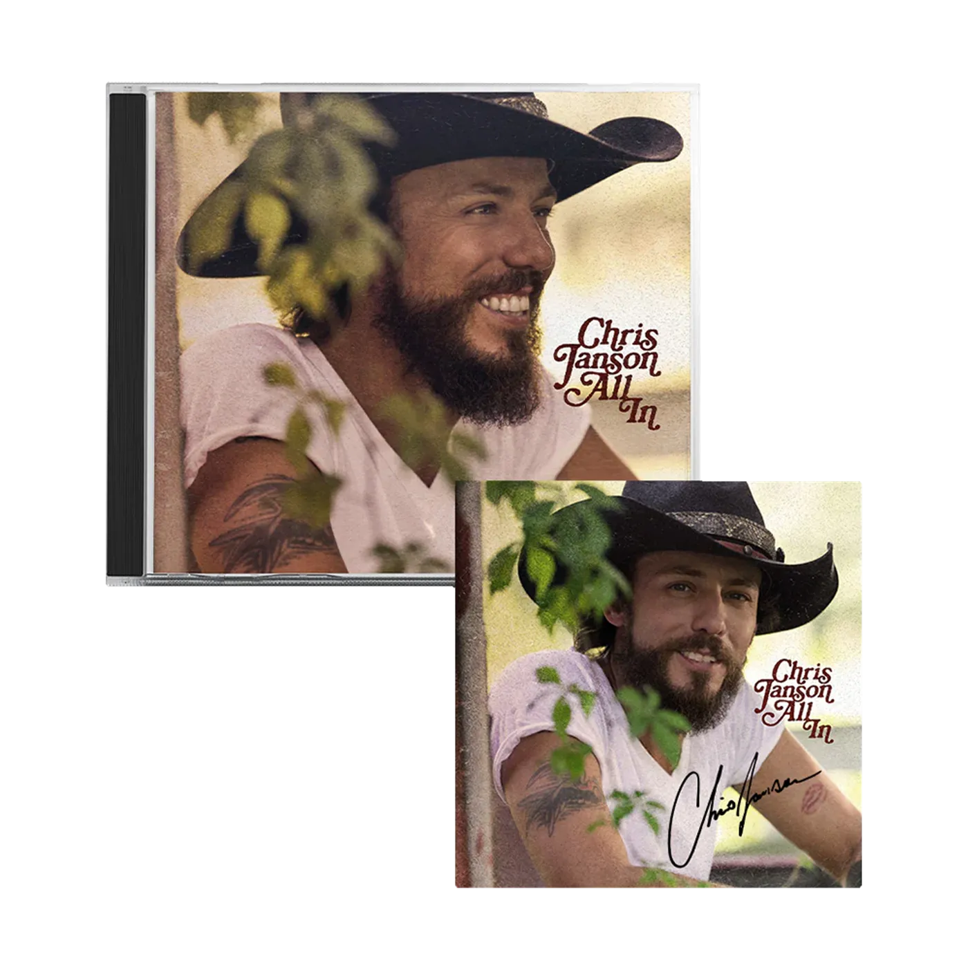 Chris Janson All In Autographed CD