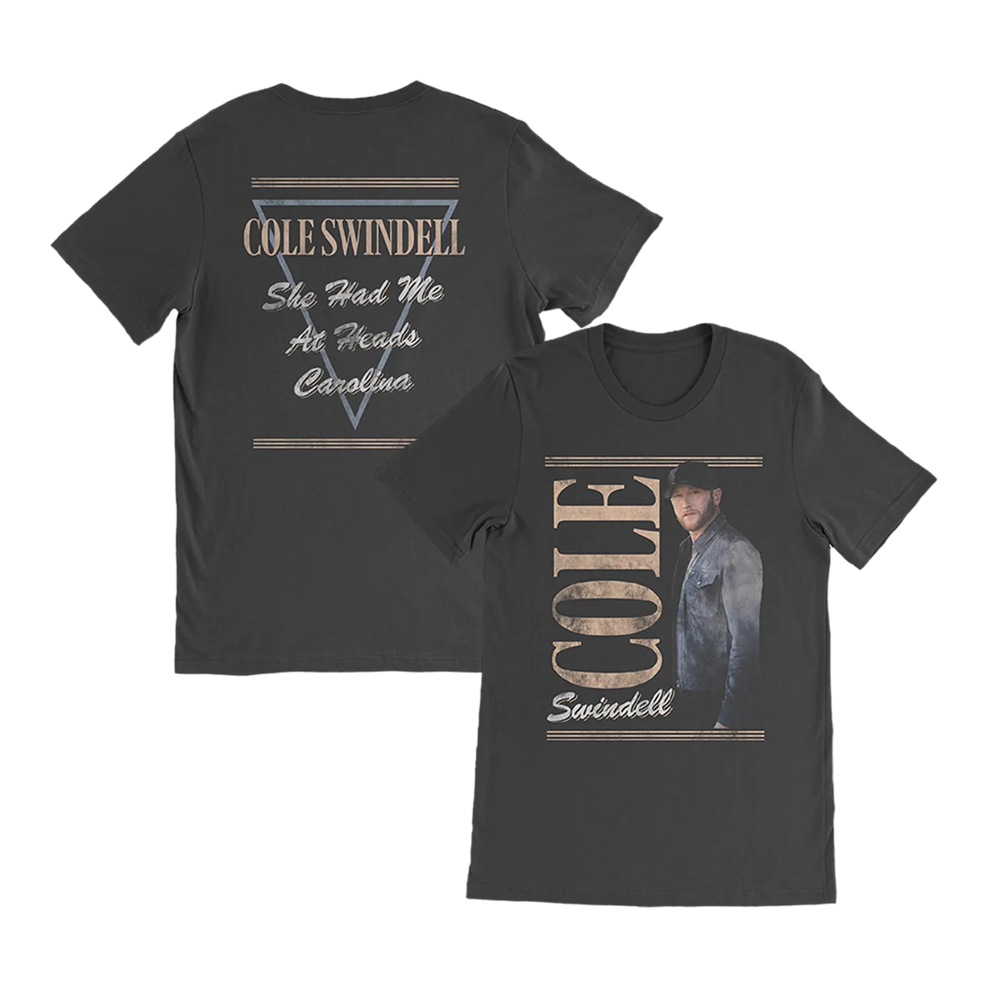 Cole Swindell Heads Carolina T-Shirt