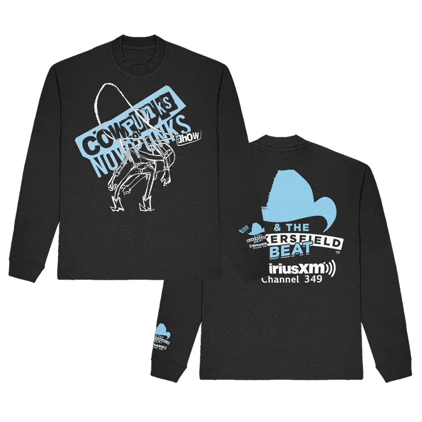 Dwight Yoakam Cowpunks Longsleeve (Black) T-Shirt