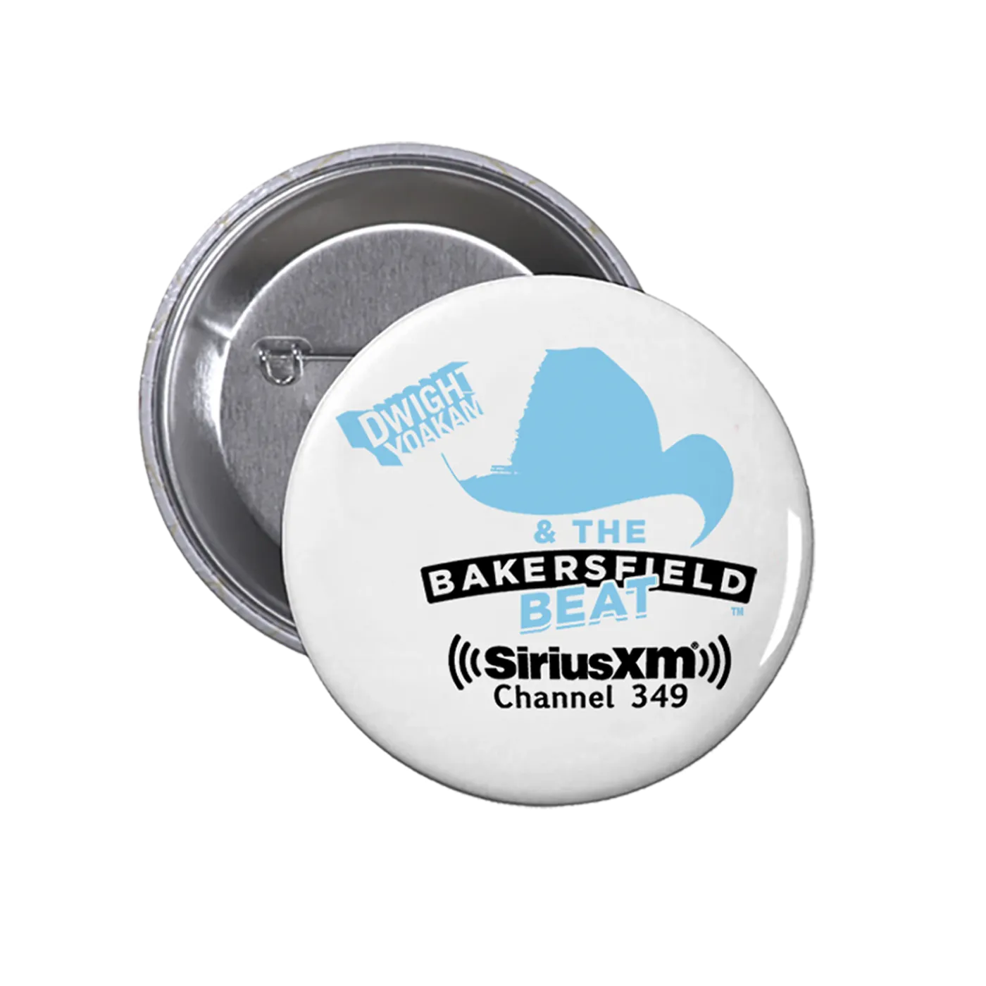 Dwight Yoakam Bakersfield Beat Button Pin