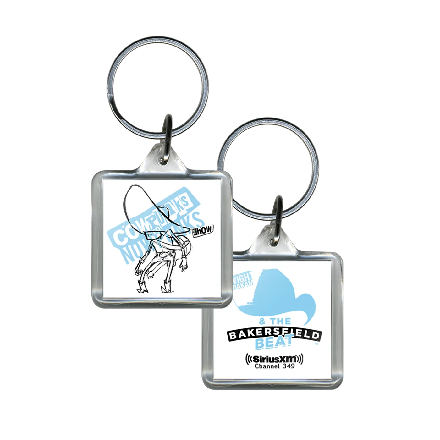 Dwight Yoakam Cowpunks Keychain
