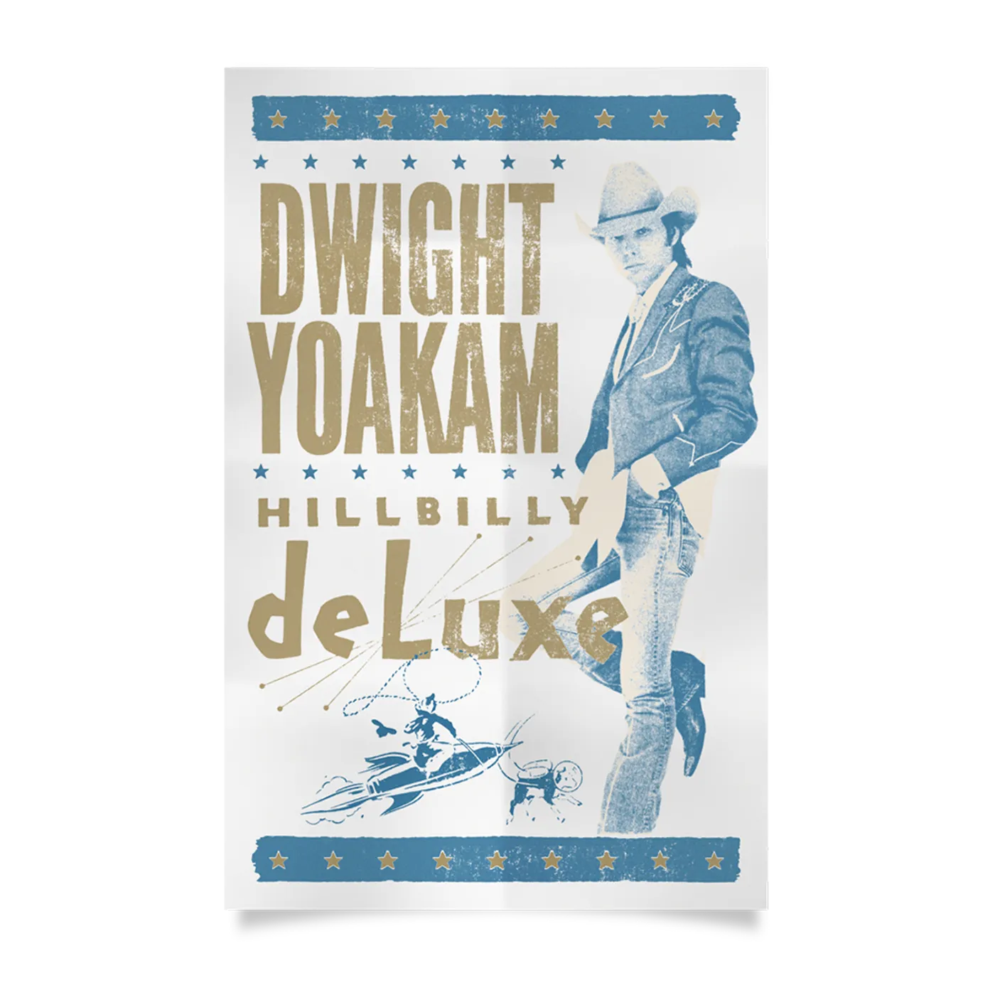 Dwight Yoakam Hillbilly Deluxe Poster