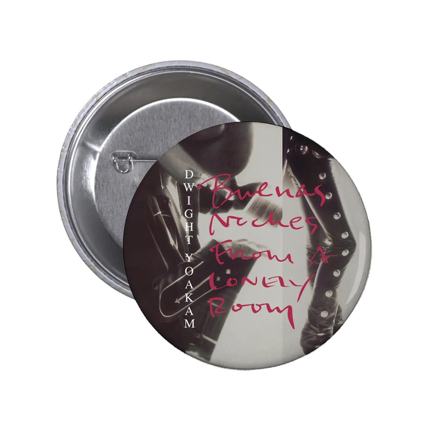 Dwight Yoakam Buenas Noches Button Pin