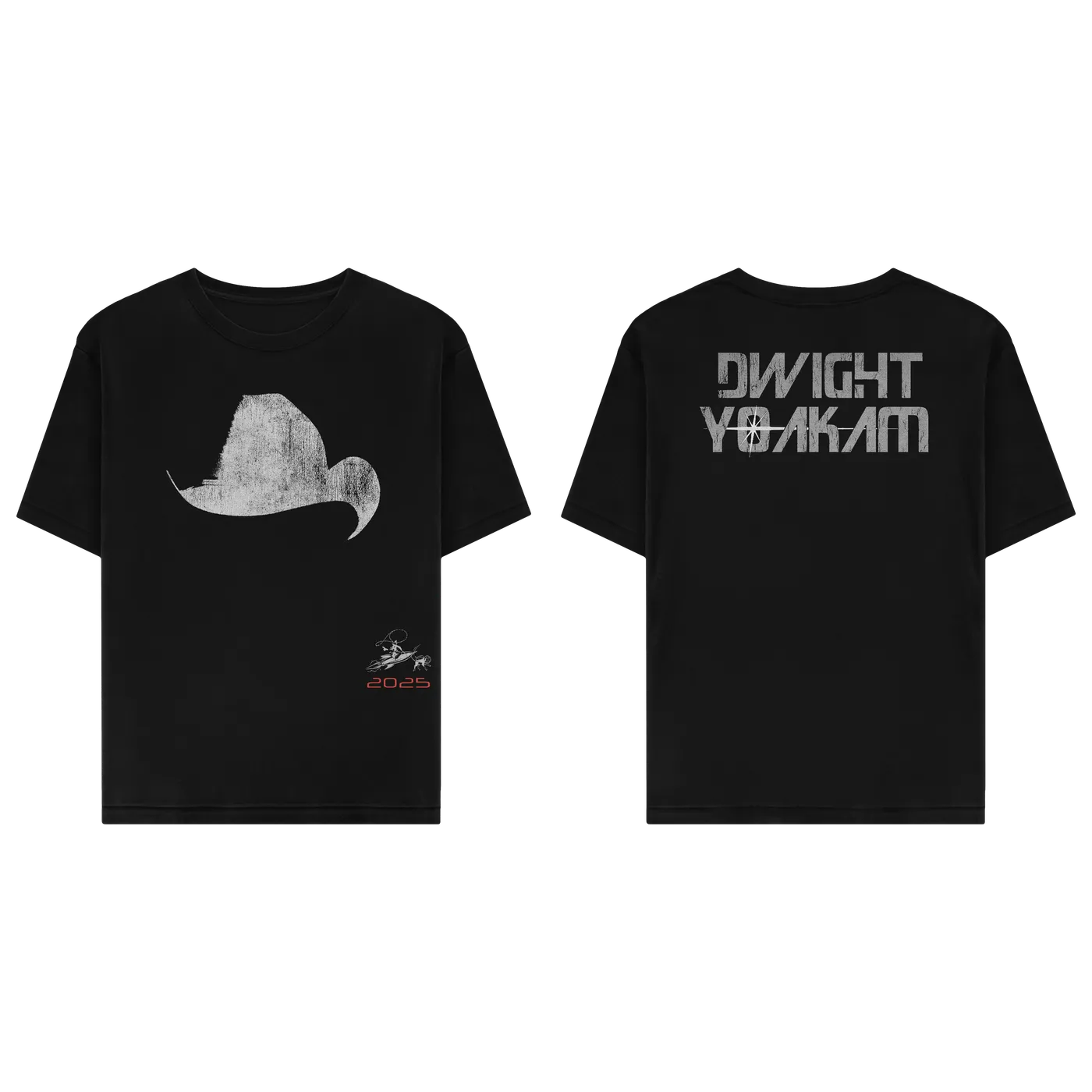 Dwight Yoakam Floating Hat T-Shirt