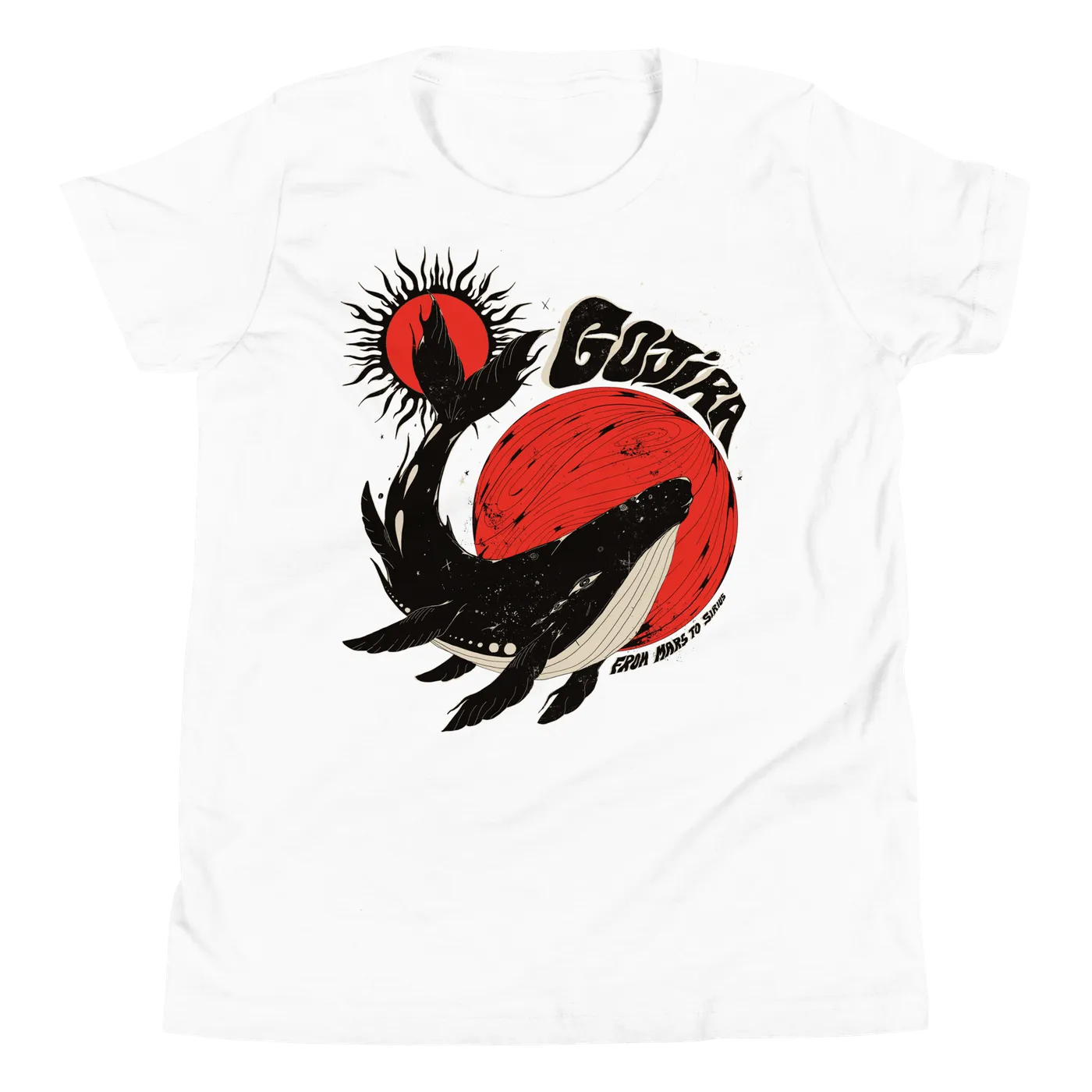 Gojira Whale Moon Sun Youth Tee