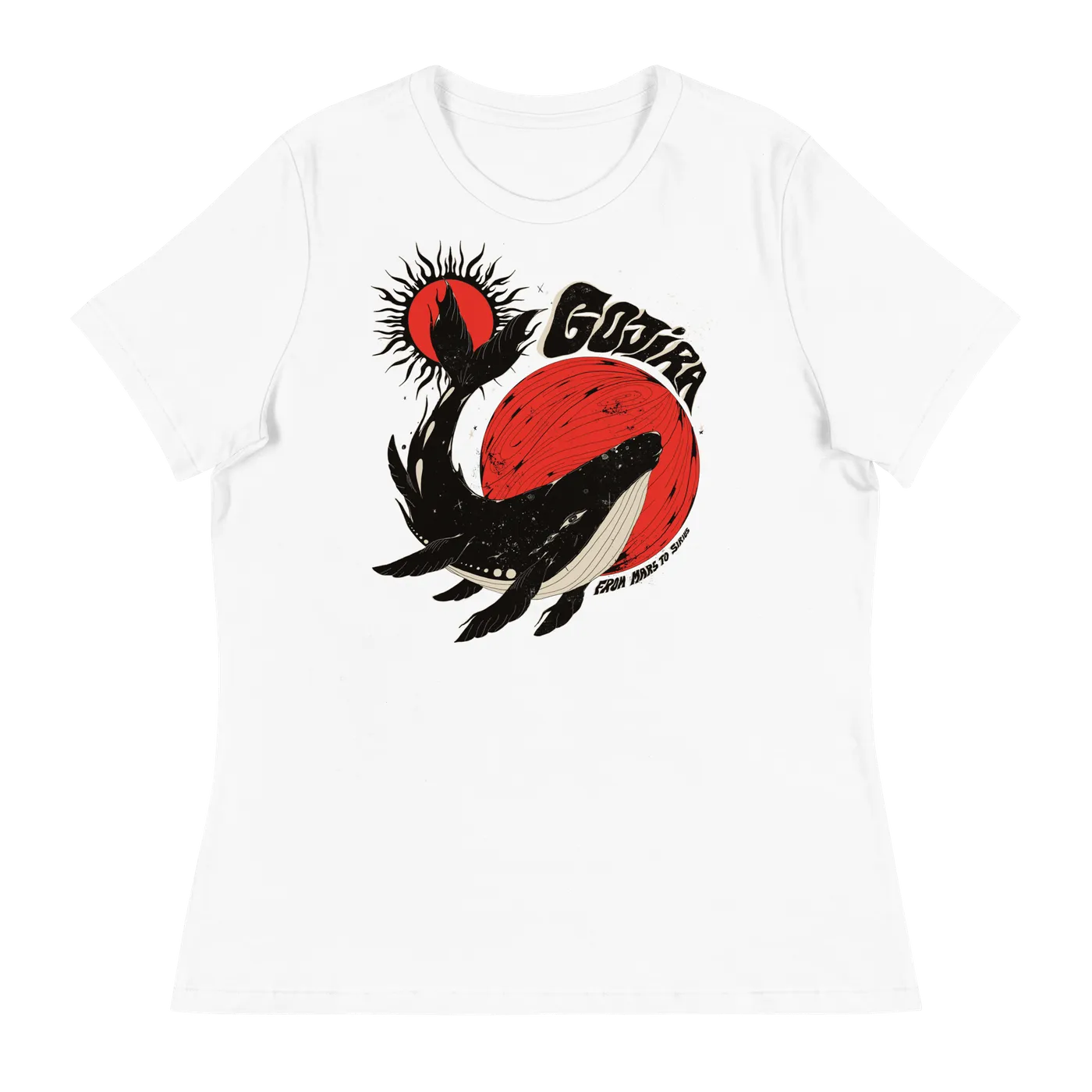 Gojira Whale Moon Sun Women's T-shirt