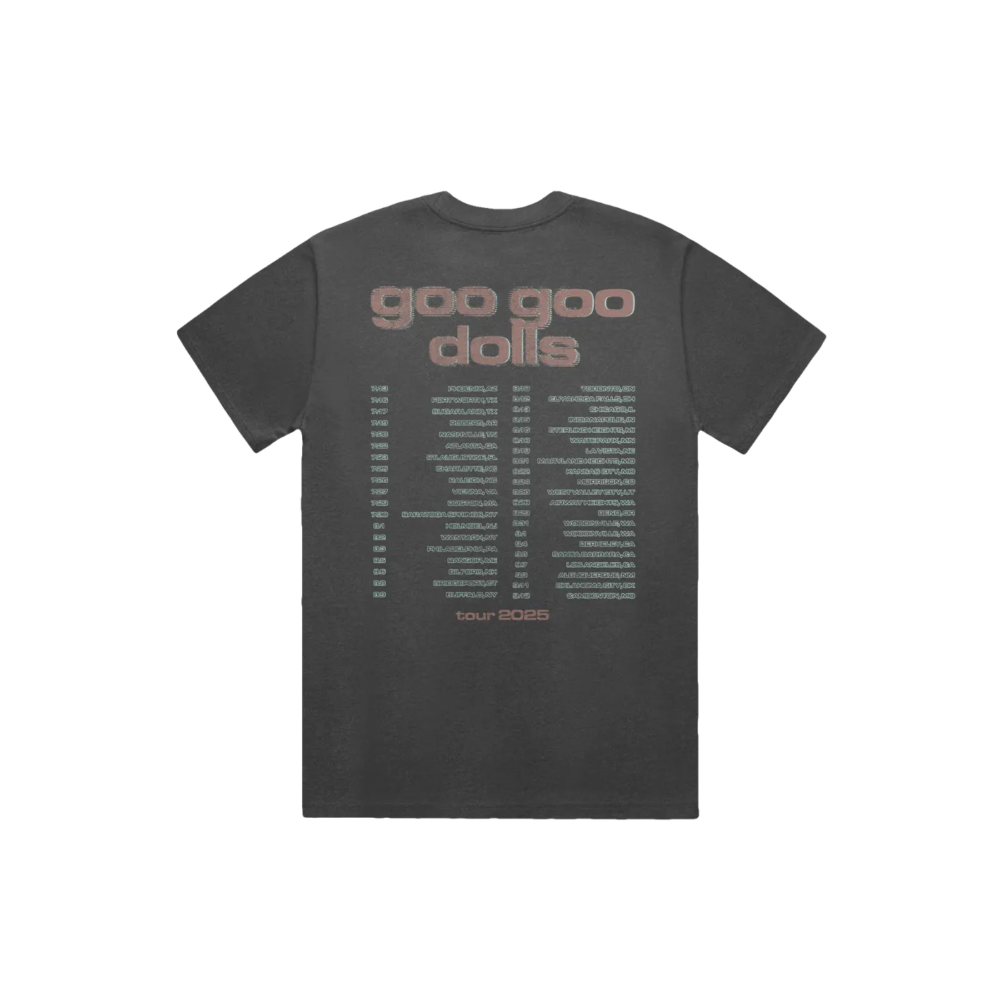 The Goo Goo Dolls Heart Eyes Dateback Tee