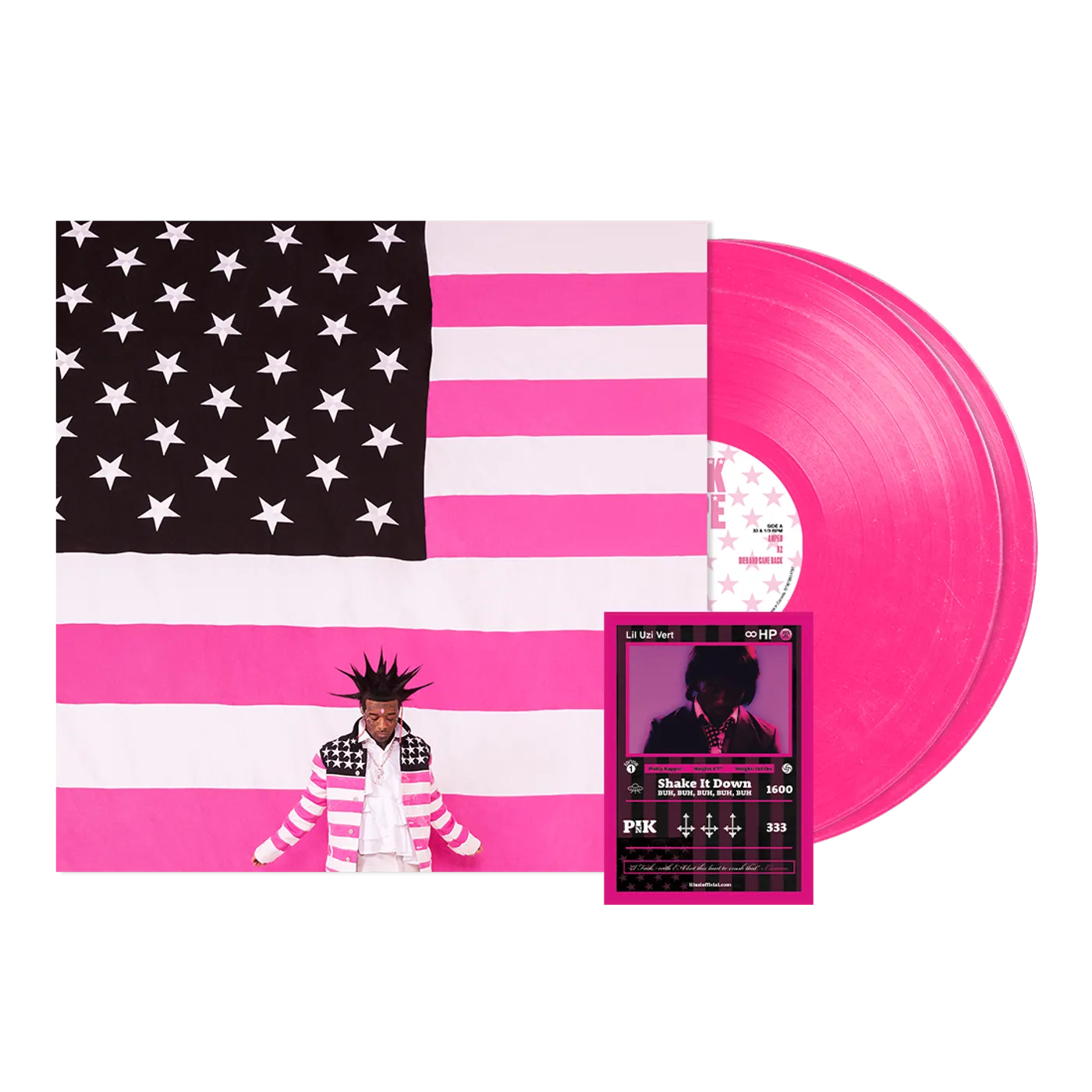 Lil Uzi Vert Collectable Trading Card Edition Pink Tape Vinyl