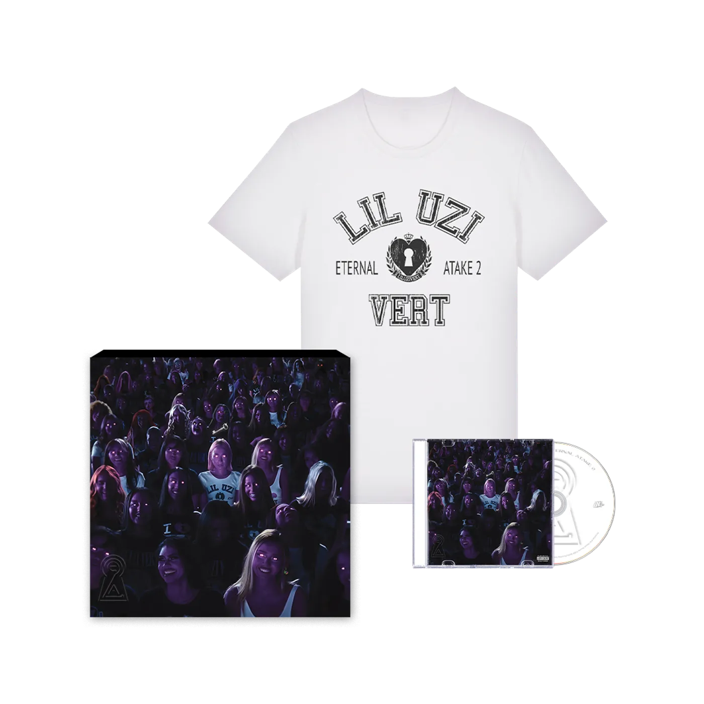 Lil Uzi Vert Eternal Atake 2 Boxset T-Shirt University Black Art