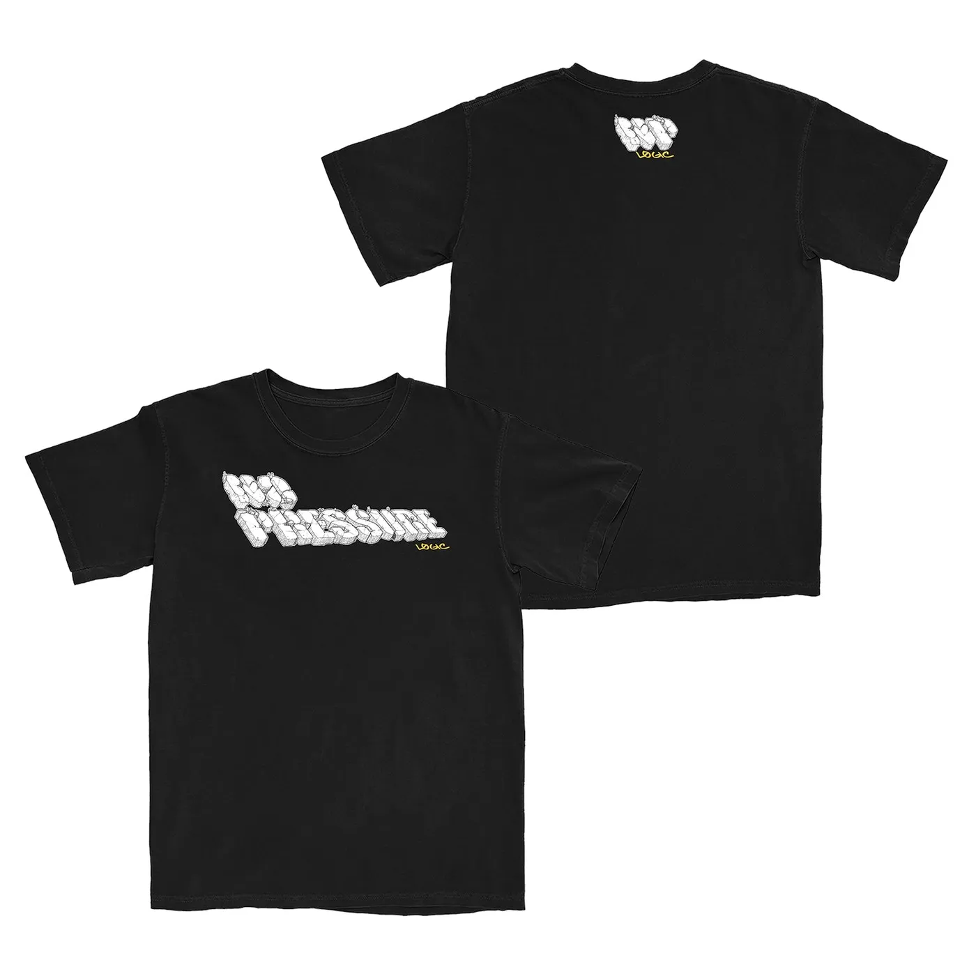 Logic No Pressure Broken Logo Black T-Shirt