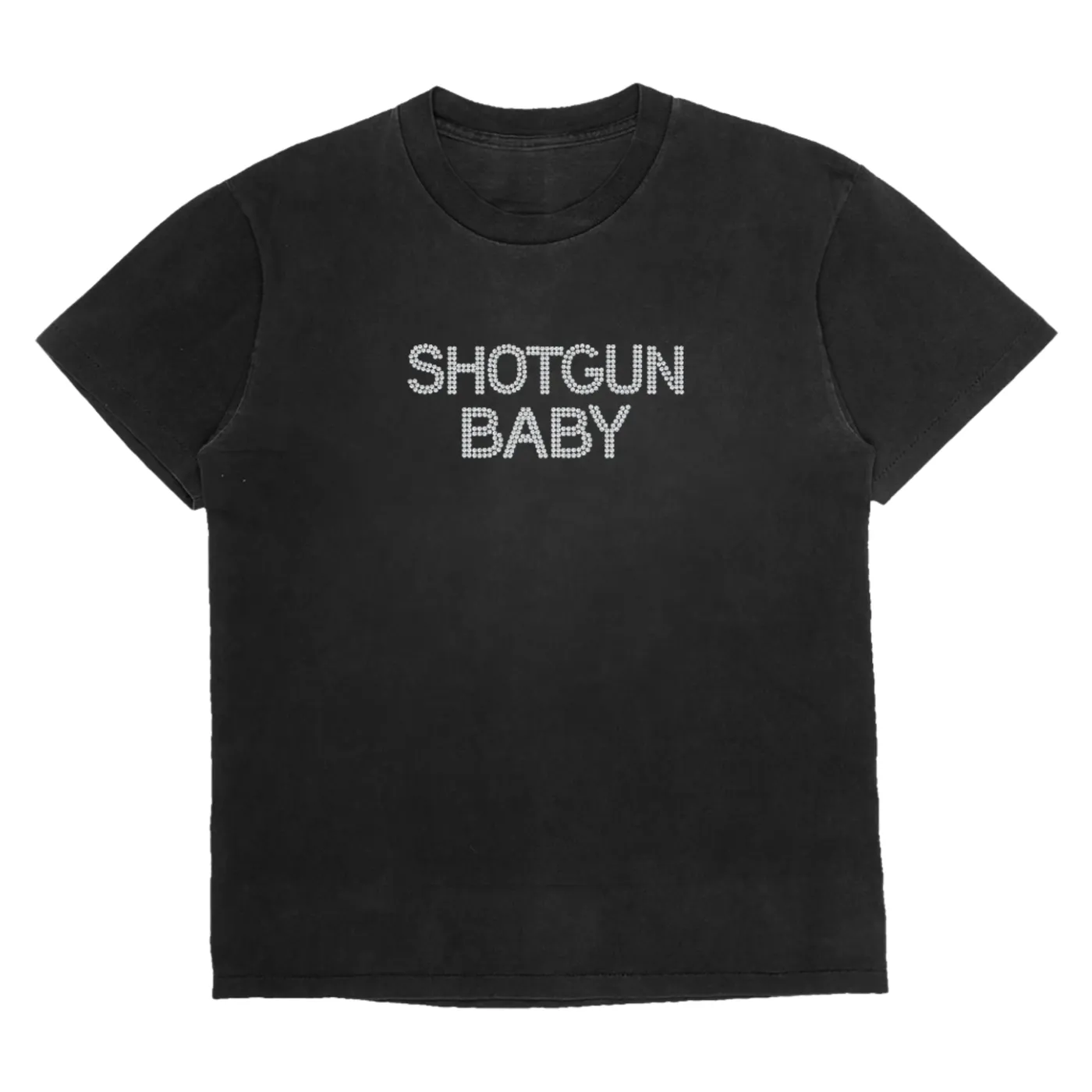 Nessa Barrett Shotgun Baby Rhinestone Vintage Tee