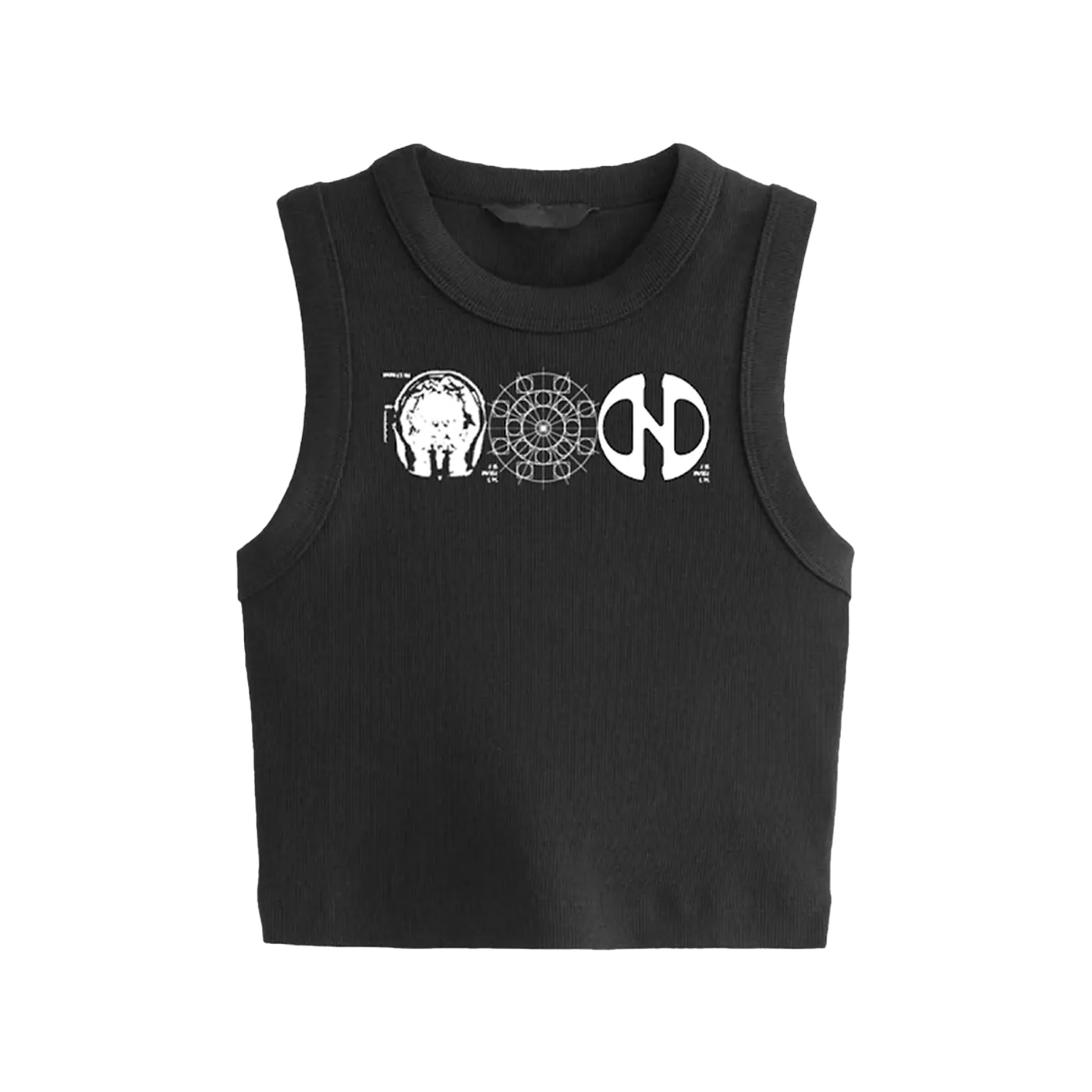 Normani Dopamine Black Crop Muscle Tank