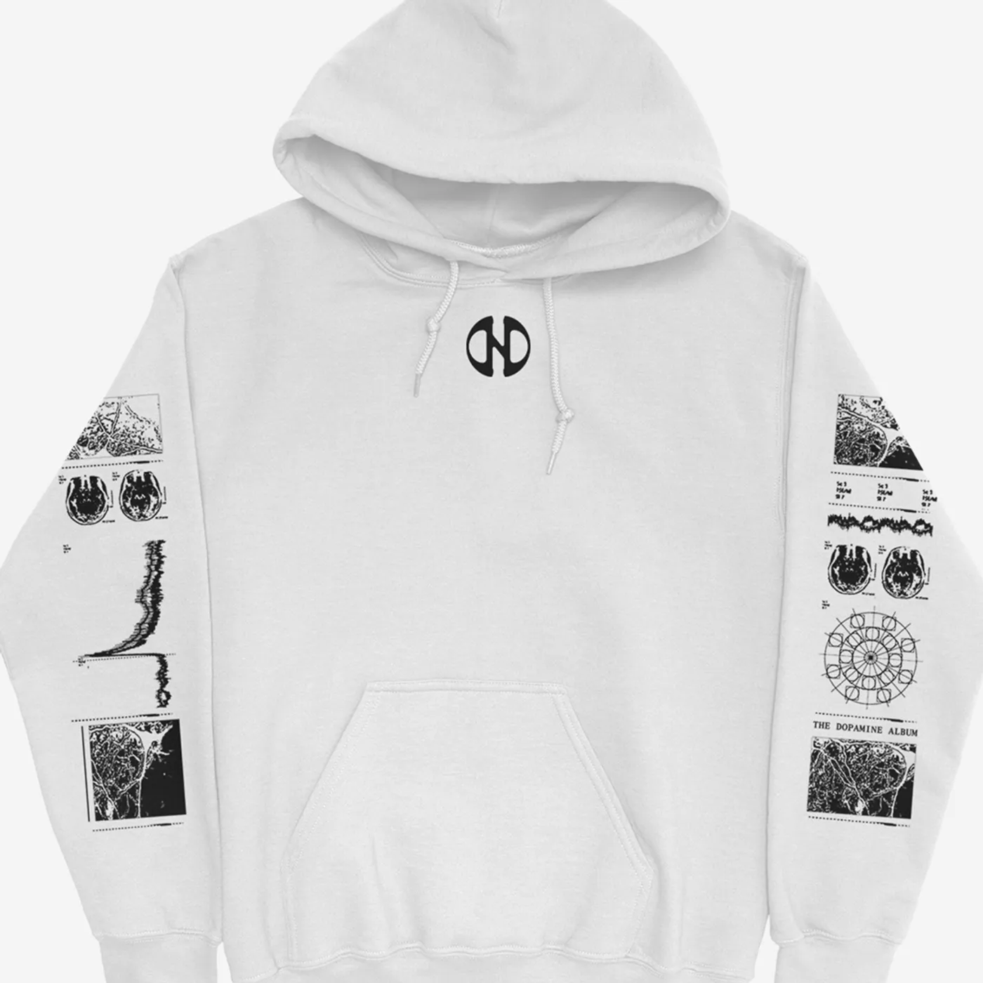 Normani Dopamine Luxe White Hoodie
