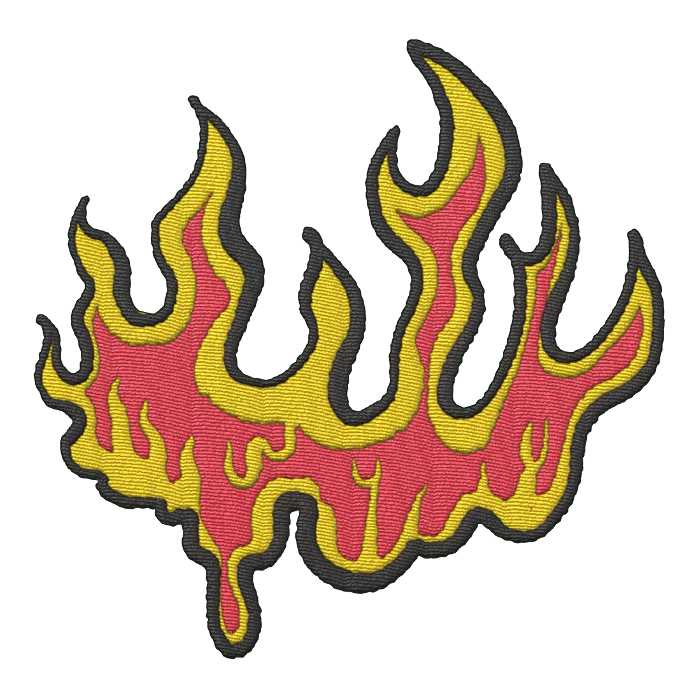 Oliver Tree Flames Patch