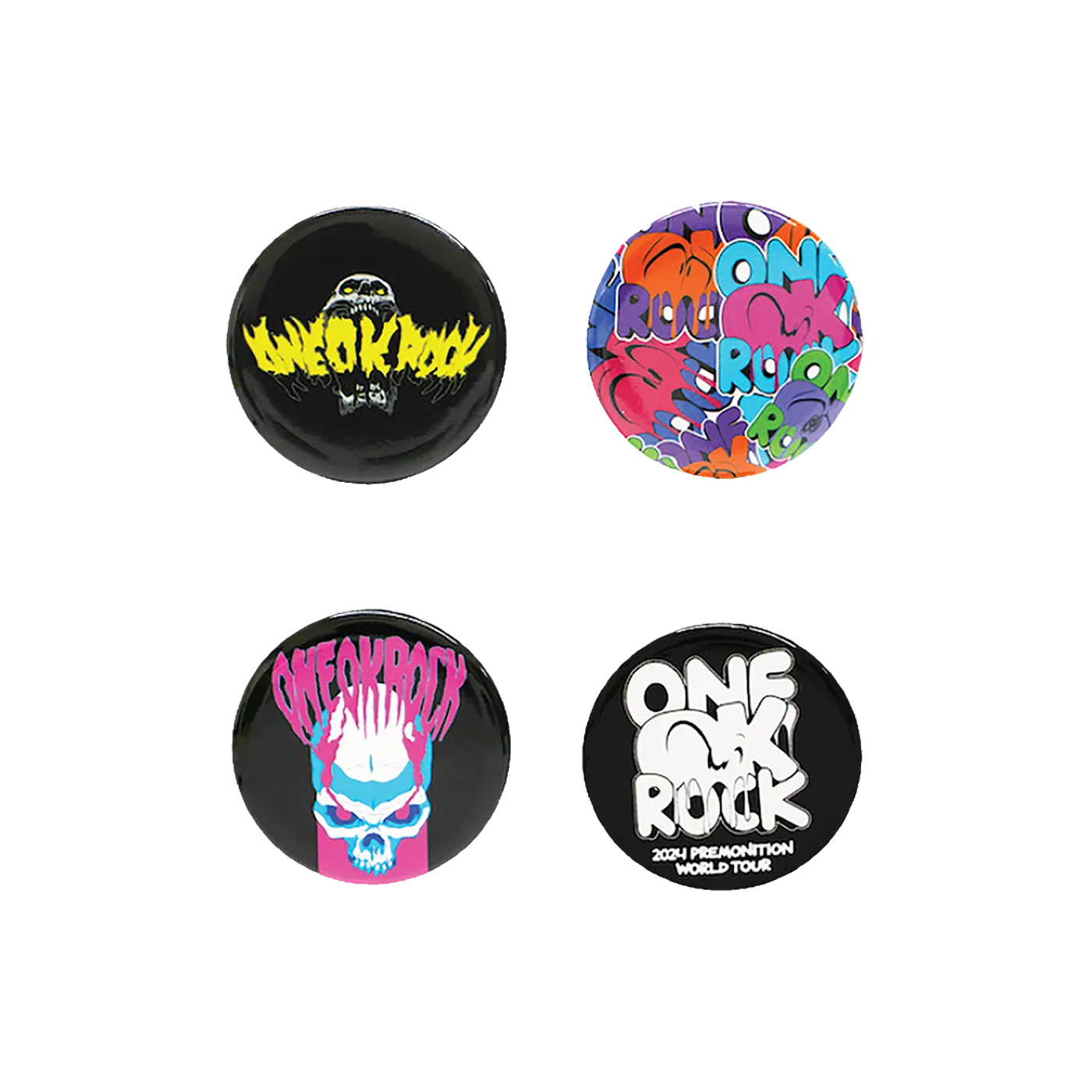ONE OK ROCK Premonition World Tour Button Set