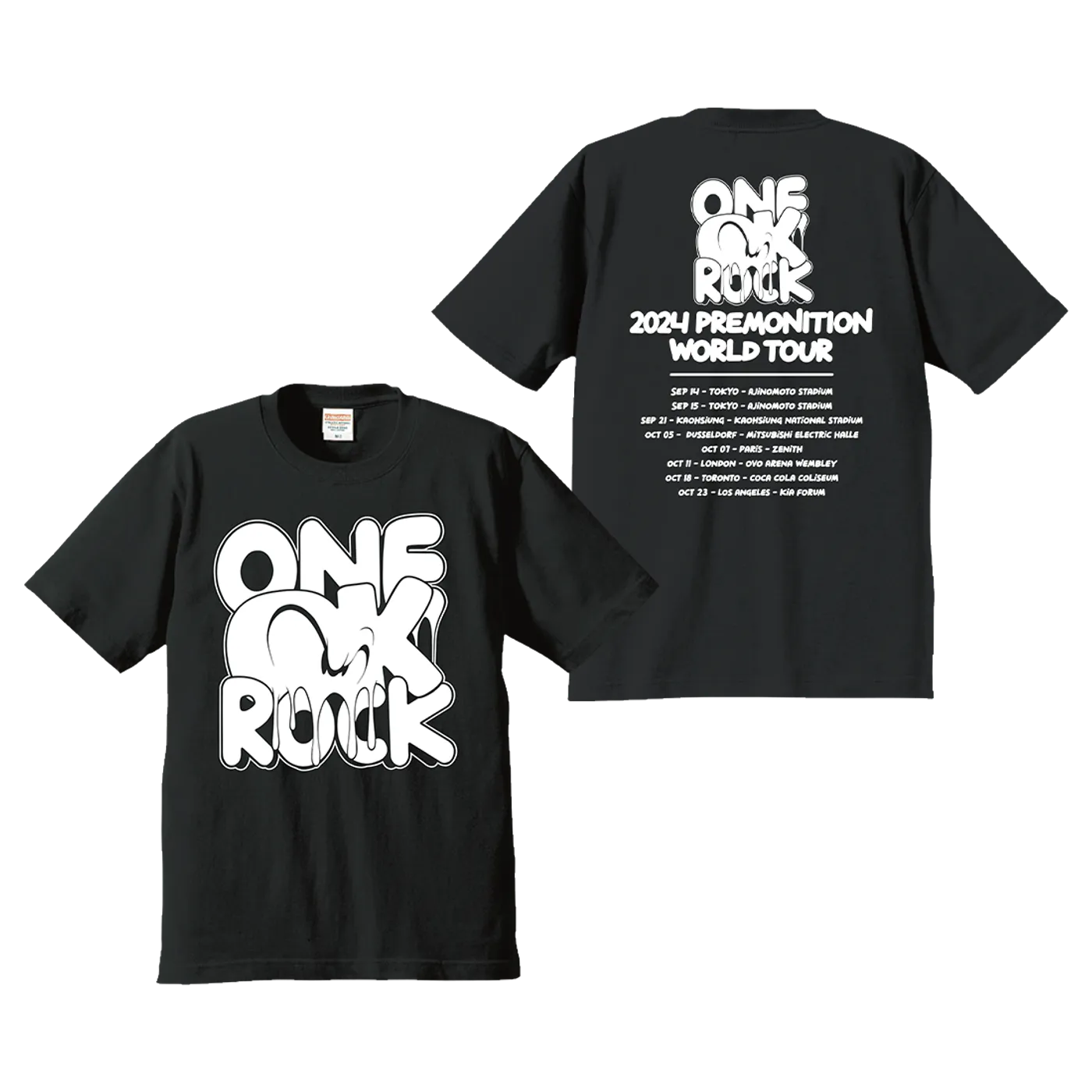ONE OK ROCK Premonition World Tour Tee