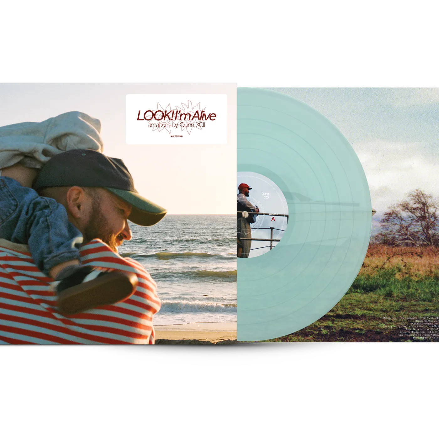 Quinn XCII LOOK! I'm Alive Exclusive Ice Blue Disc LP (Vinyl)