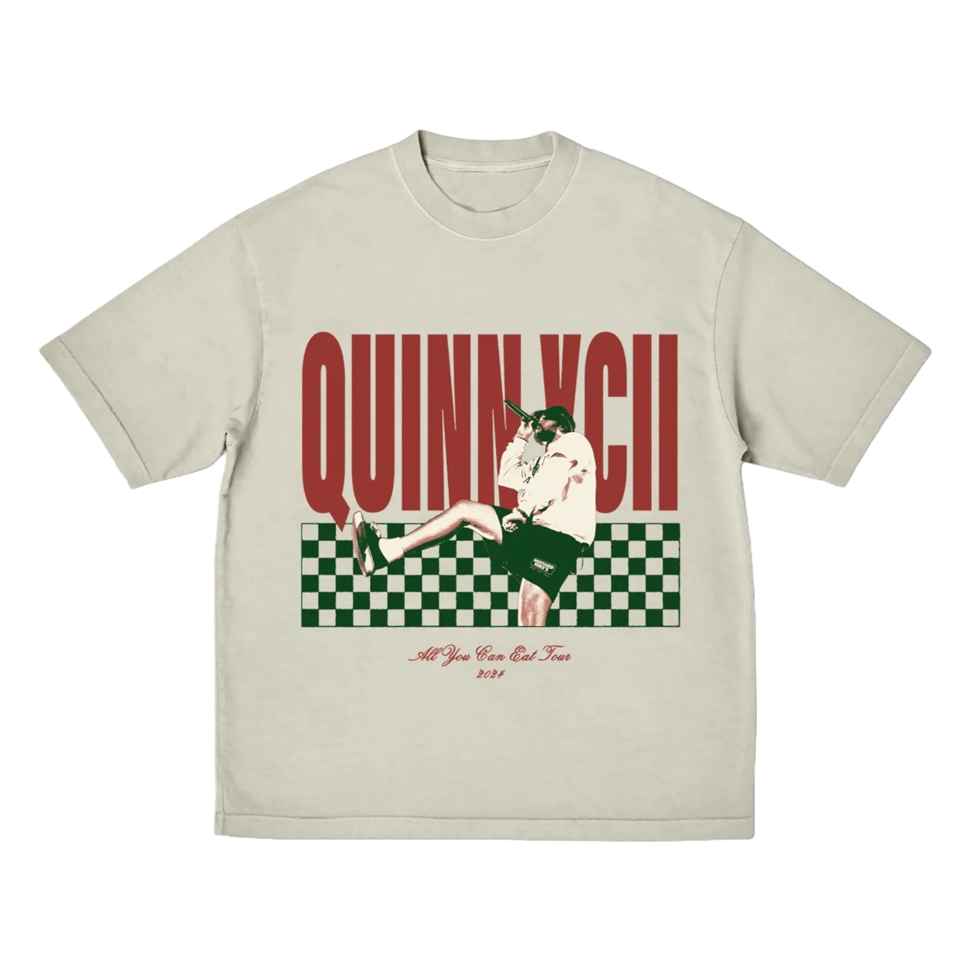 Quinn XCII AYCE Checkered Tour Date T-Shirt