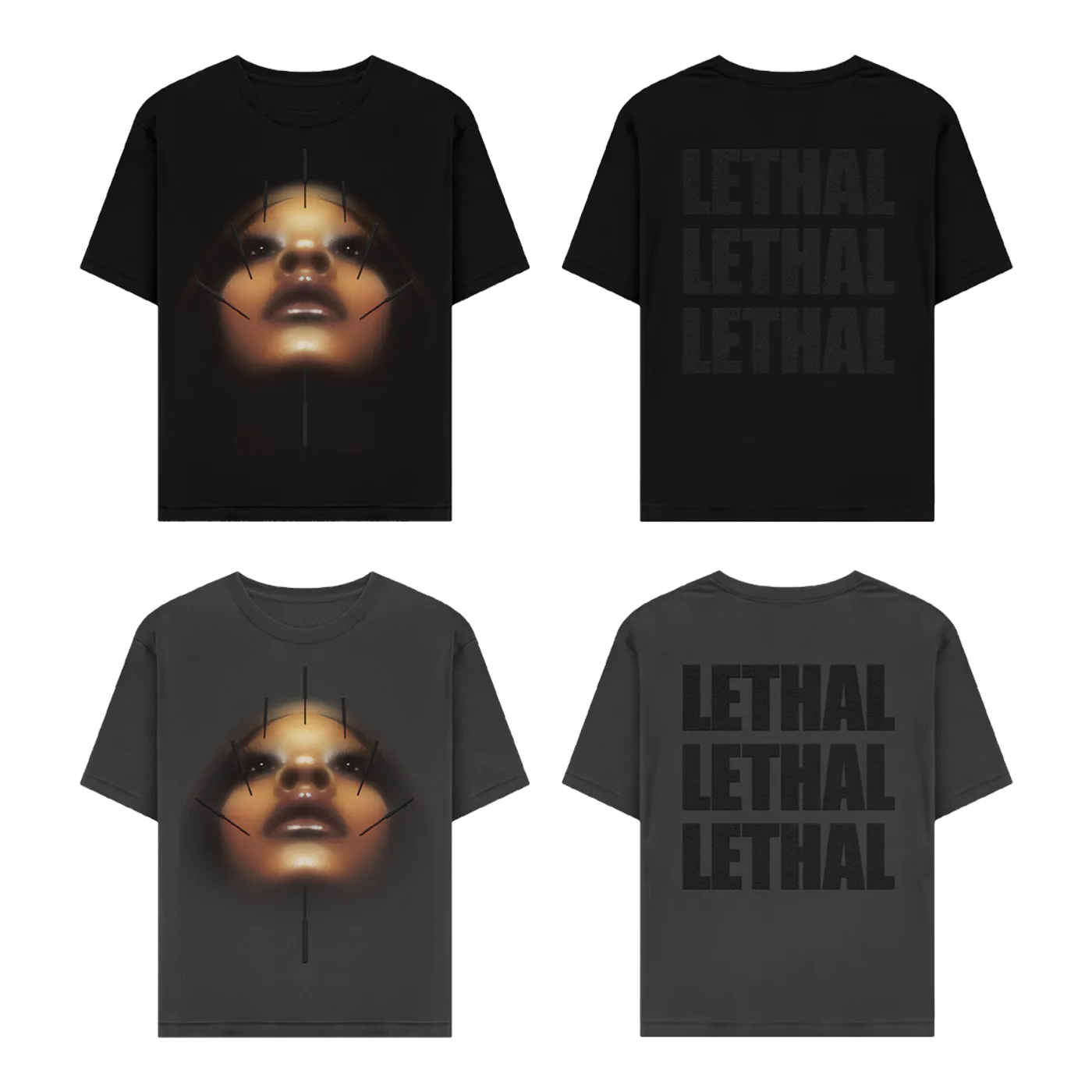 Rico Nasty Lethal T-Shirt (BLACK OR GRAY)