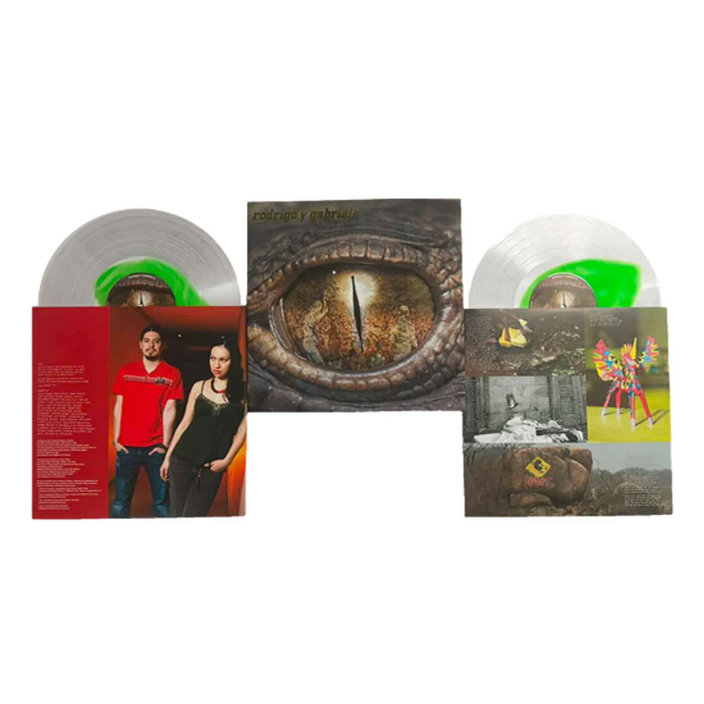 Rodrigo y Gabriela S/T Crocodile Green Vinyl - 2xLP