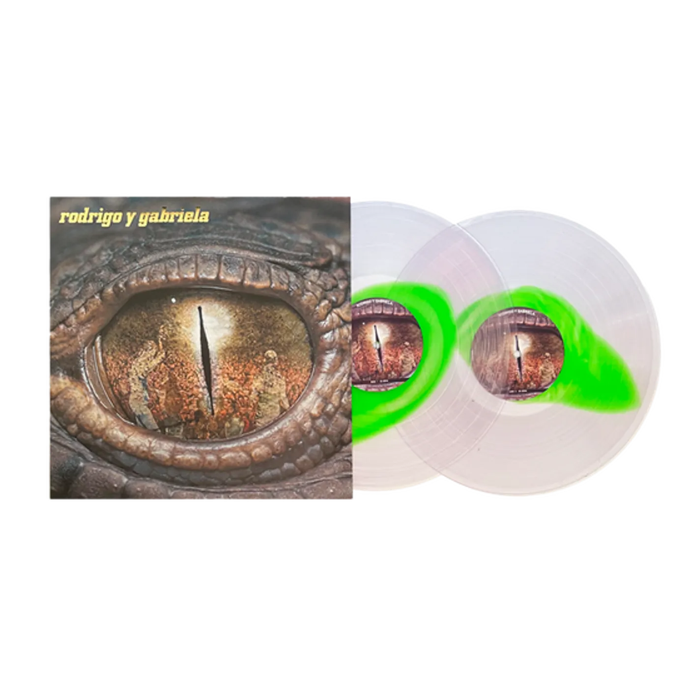 Rodrigo y Gabriela S/T Crocodile Green Vinyl - 2xLP