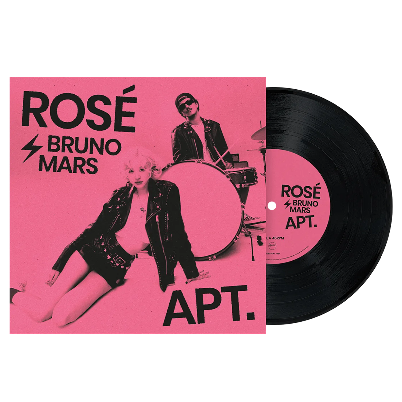Rosé (BLACKPINK) APT. (7” single) (black)