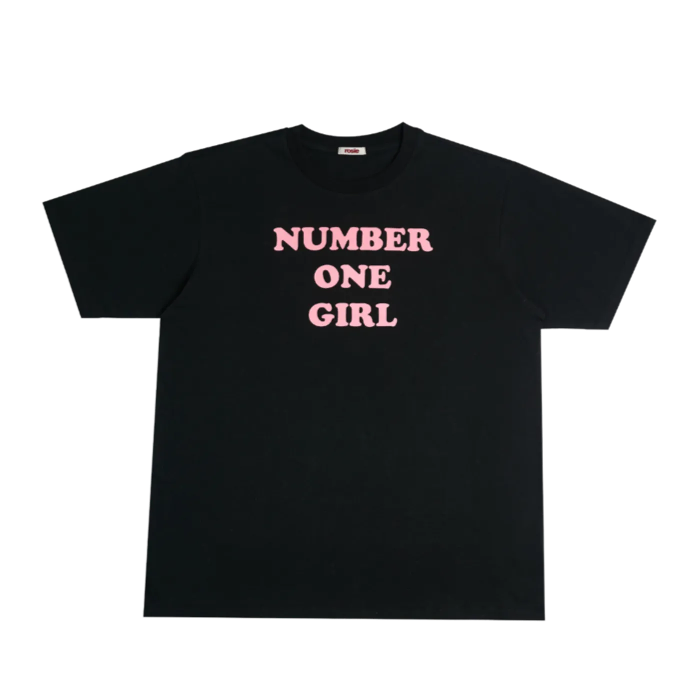 Rosé (BLACKPINK) number one girl black t-shirt