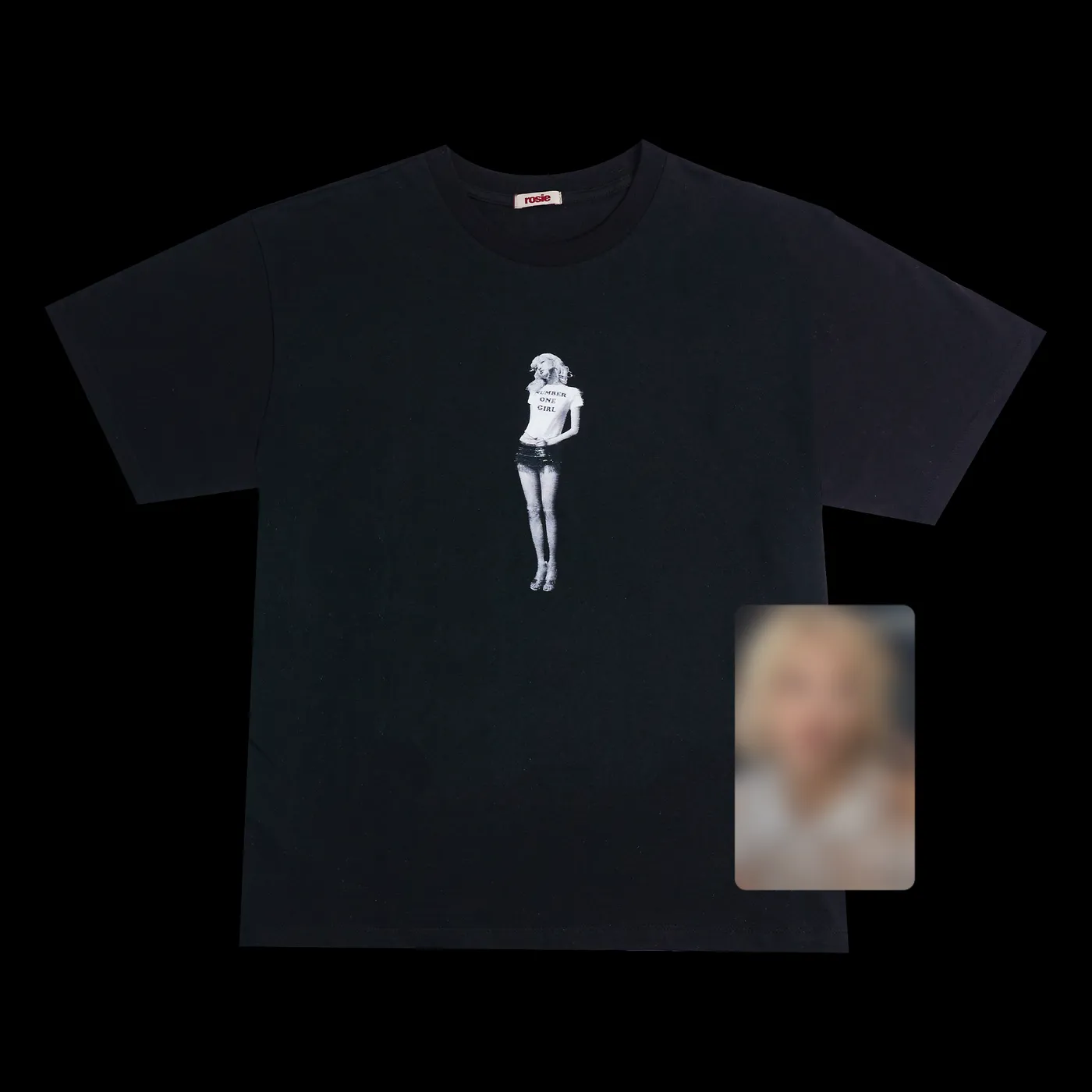 Rosé (BLACKPINK) rosie black t-shirt