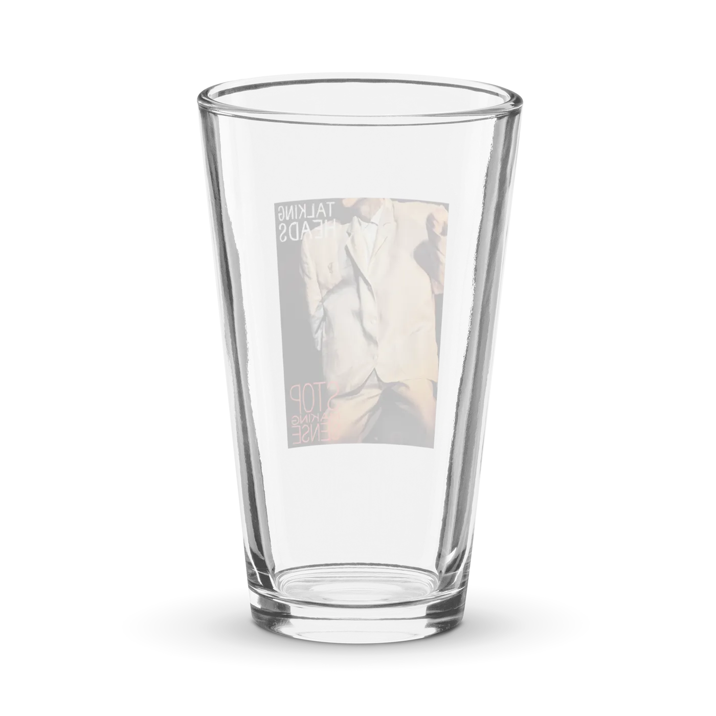 Talking Heads Stop Making Sense Pint Glass