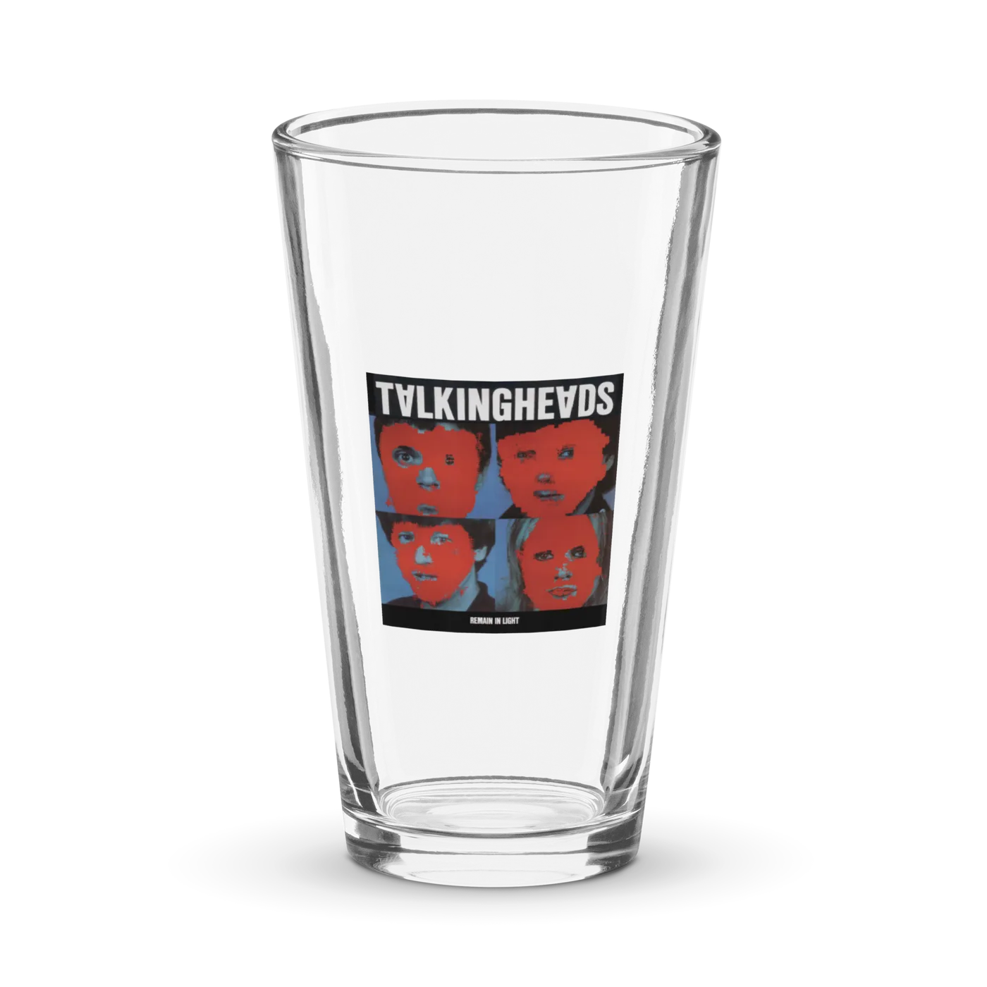 Talking Heads Remain In Light Pint Glass