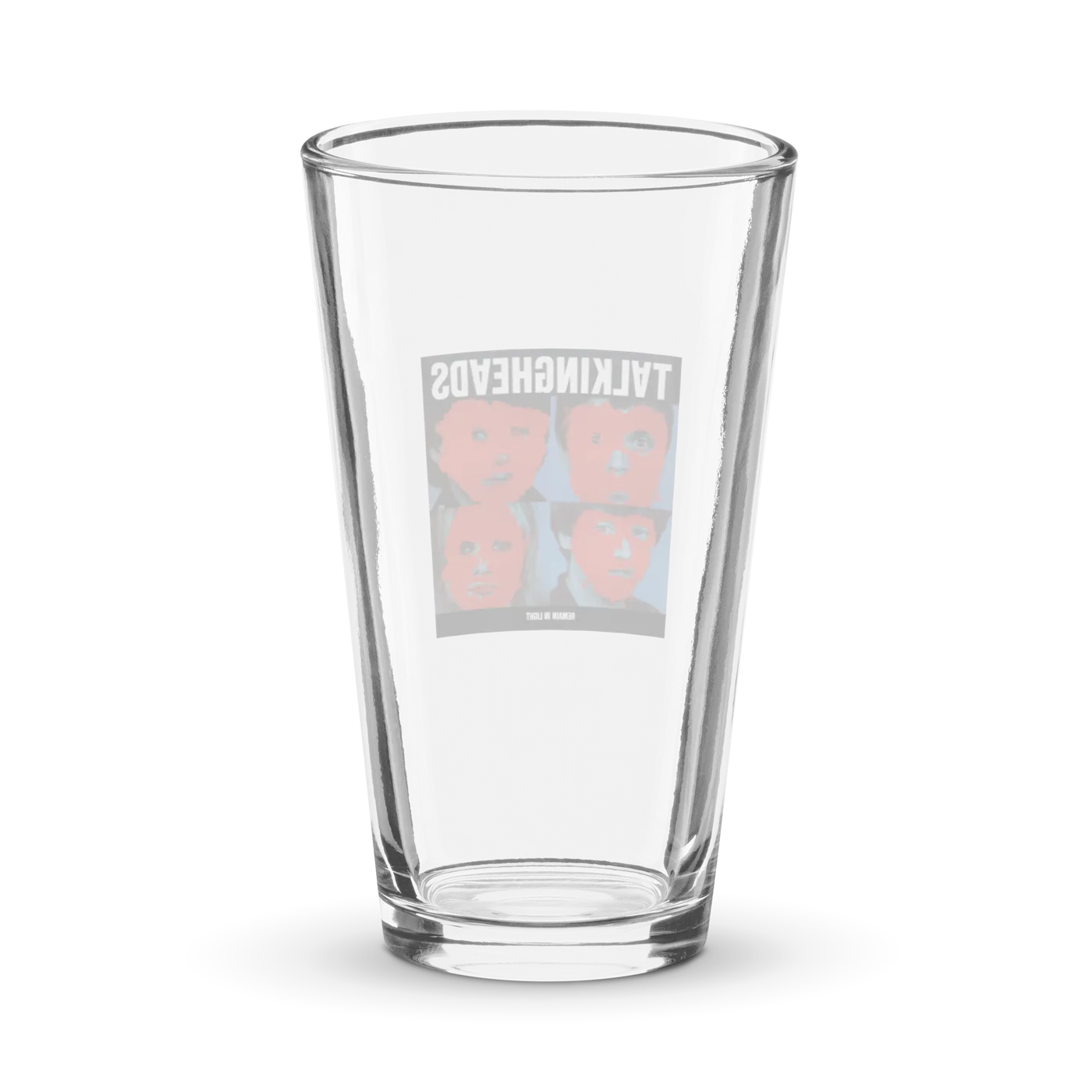 Talking Heads Remain In Light Pint Glass