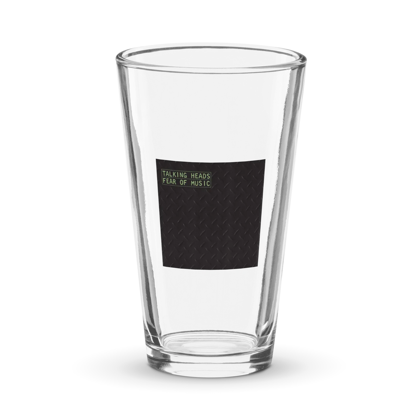 Talking Heads Fear Of Music Pint Glass