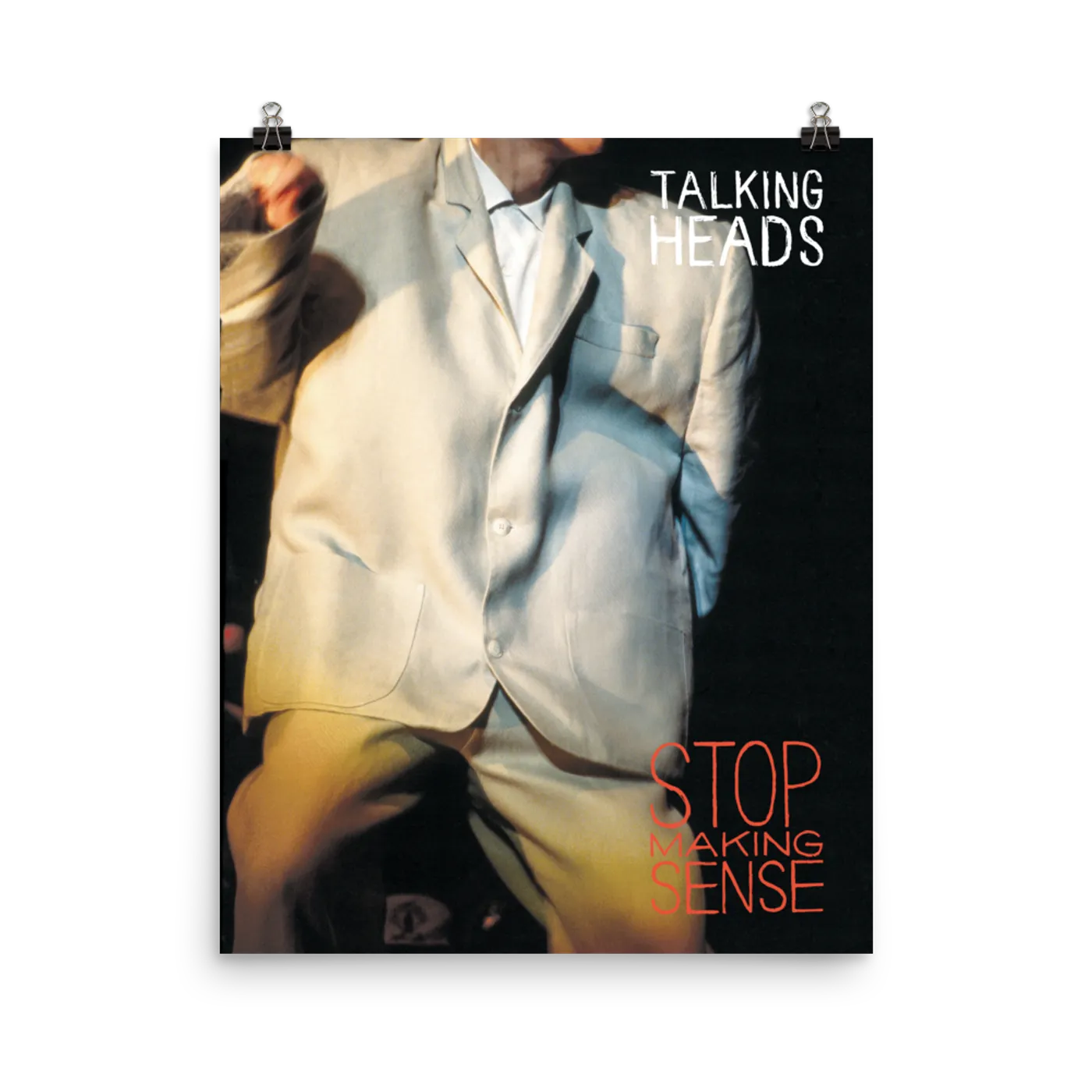 Talking Heads Stop Making Sense Album Poster