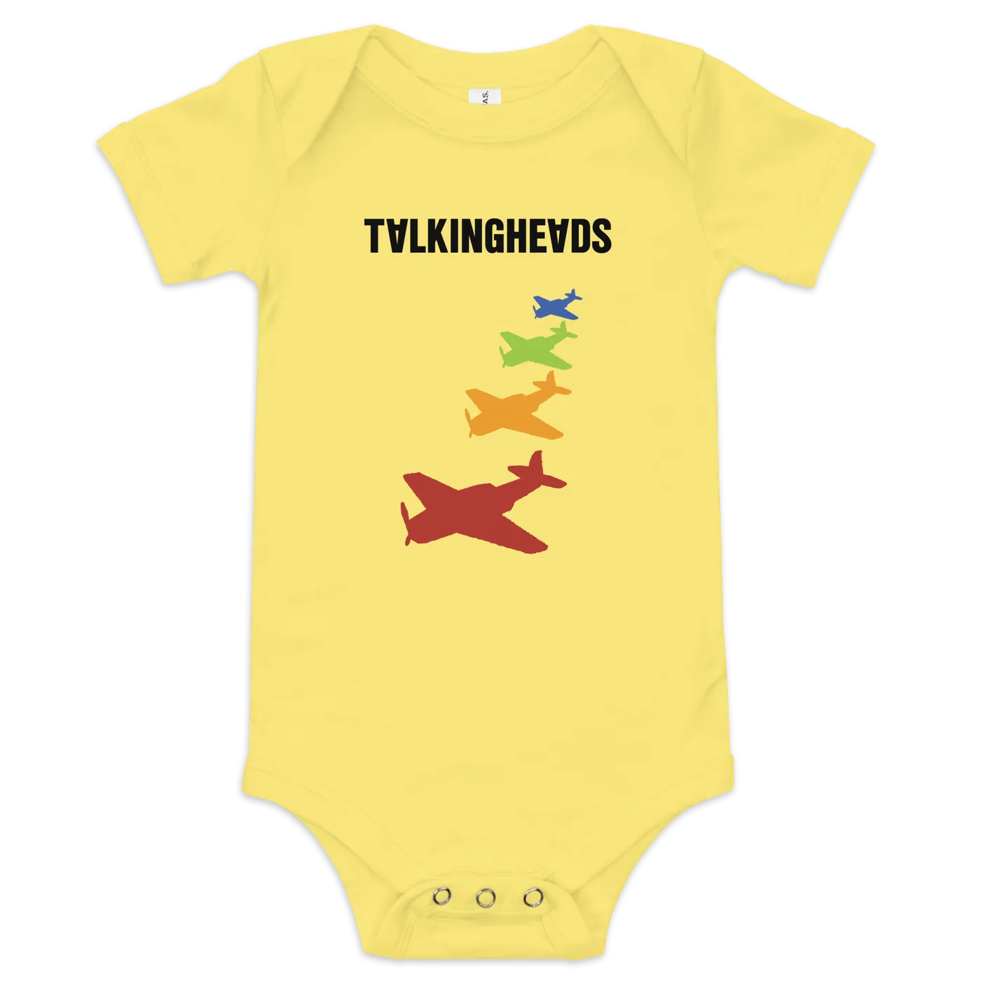 Talking Heads Remain In Light Planes Baby Onesie